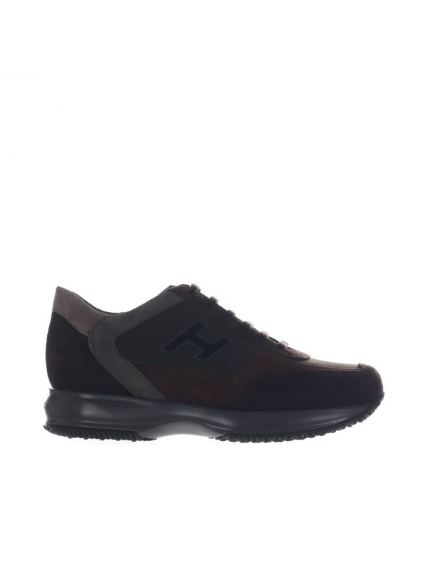 Hogan interactive marroni pelle shop