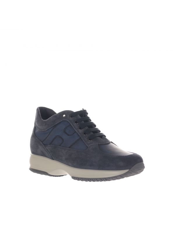 Hogan interactive in suede e tessuto tecnico da uomo