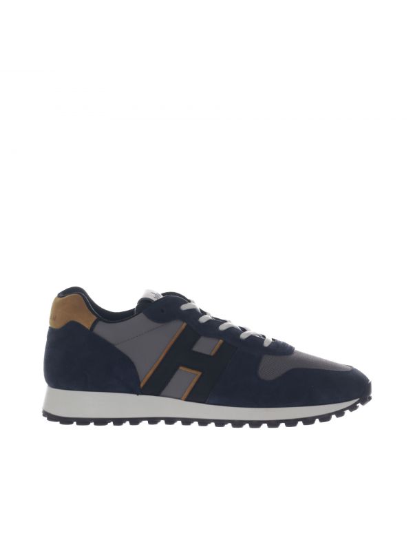 Sneaker h383 in suede e nylon
