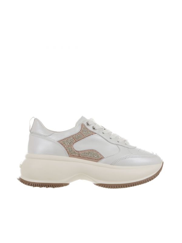 Hogan sneaker maxi i active in pelle da donna
