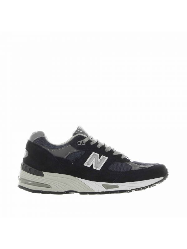 New balance sneaker 991 in camoscio e pelle da uomo
