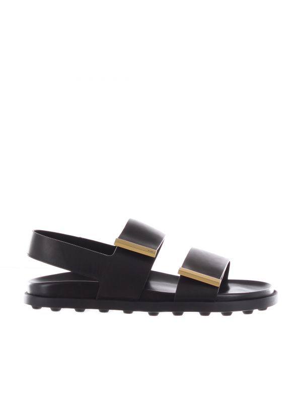 サンダル・ミュール Tod'S Sandalo Basso In Pelle TOD'S scarpe donna Sandalo basso in pelle cuoio multi