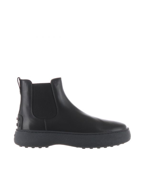 Tod s stivaletto chelsea w.g. in pelle da uomo