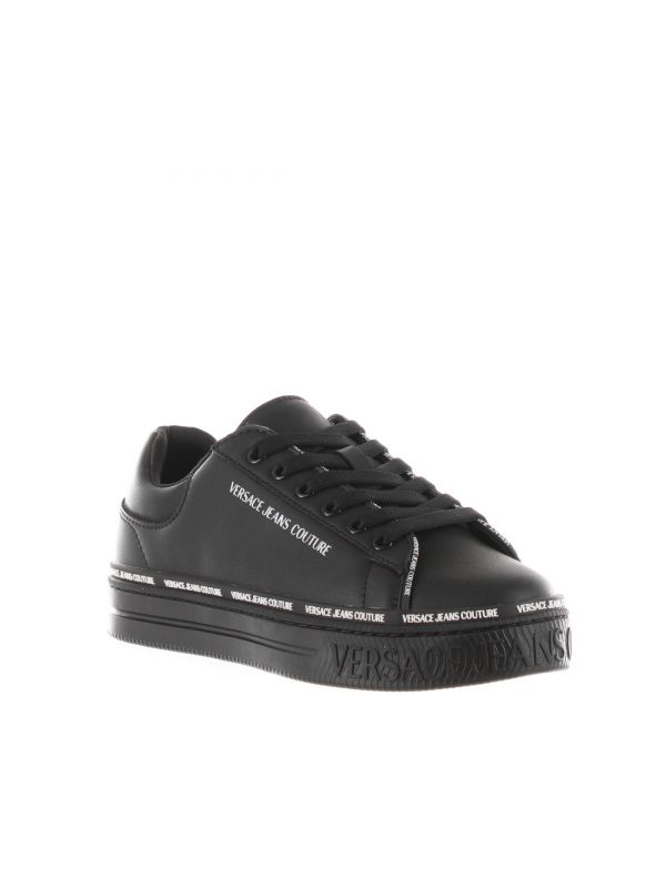 Versace jeans couture sneaker court 88 in pelle da donna