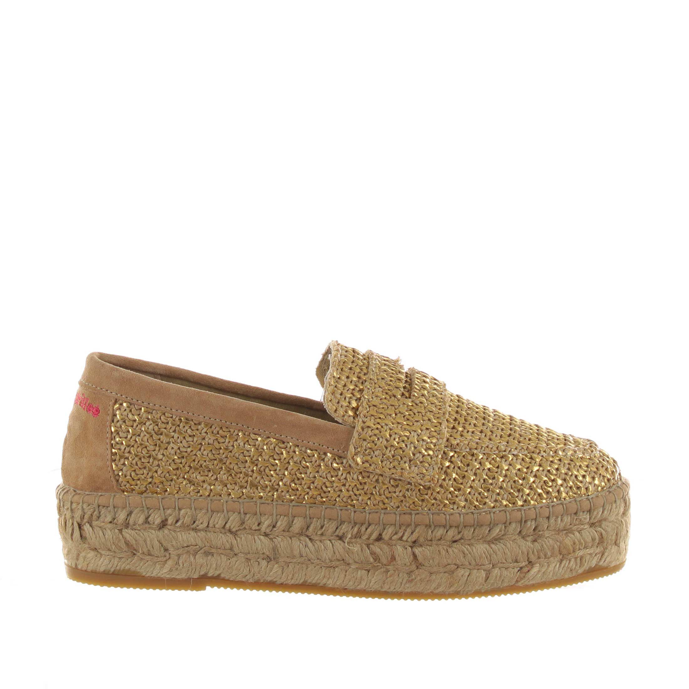 Mocassino dona met in camoscio