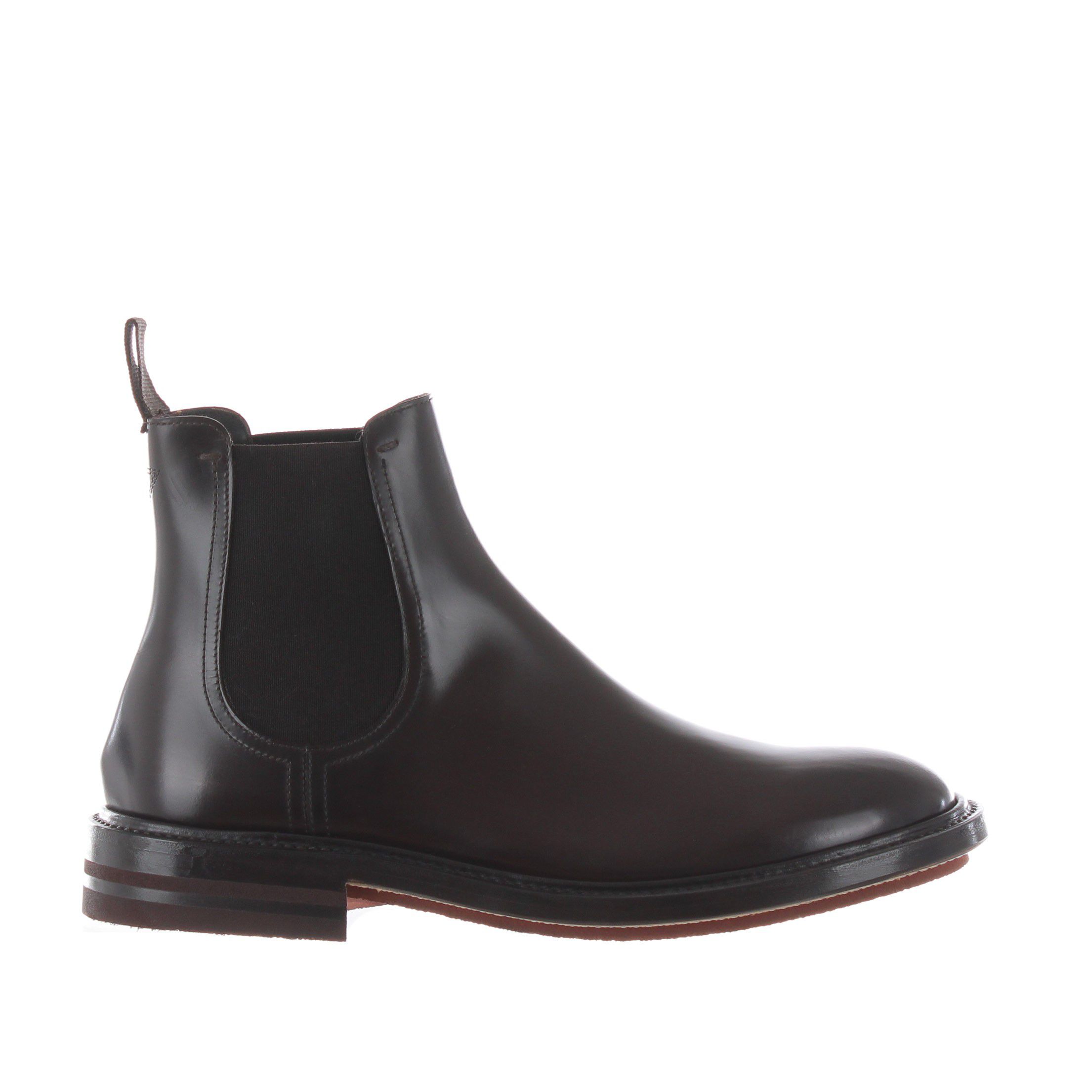 Stivaletto chelsea in pelle con fondo in eva