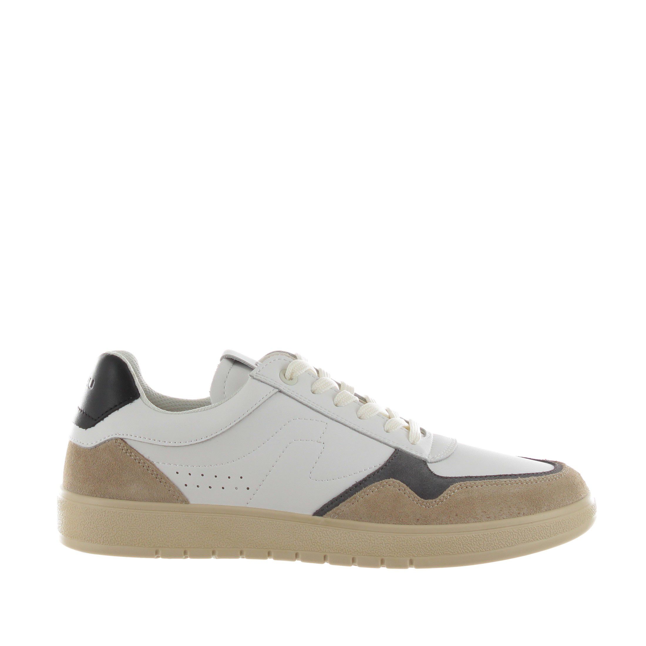 Sneaker in pelle e camoscio