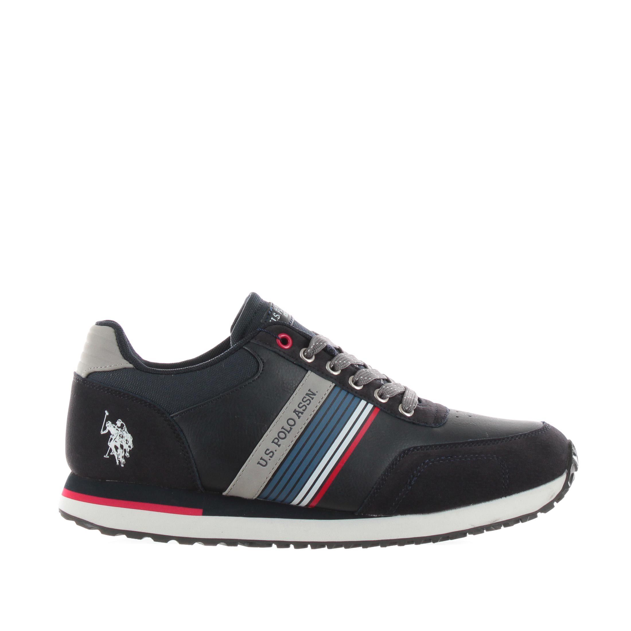 Sneaker in pelle e nabuk