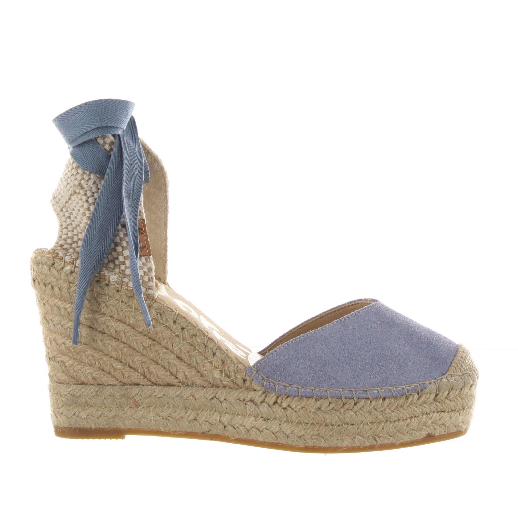 Espadrillas sandalia in camoscio