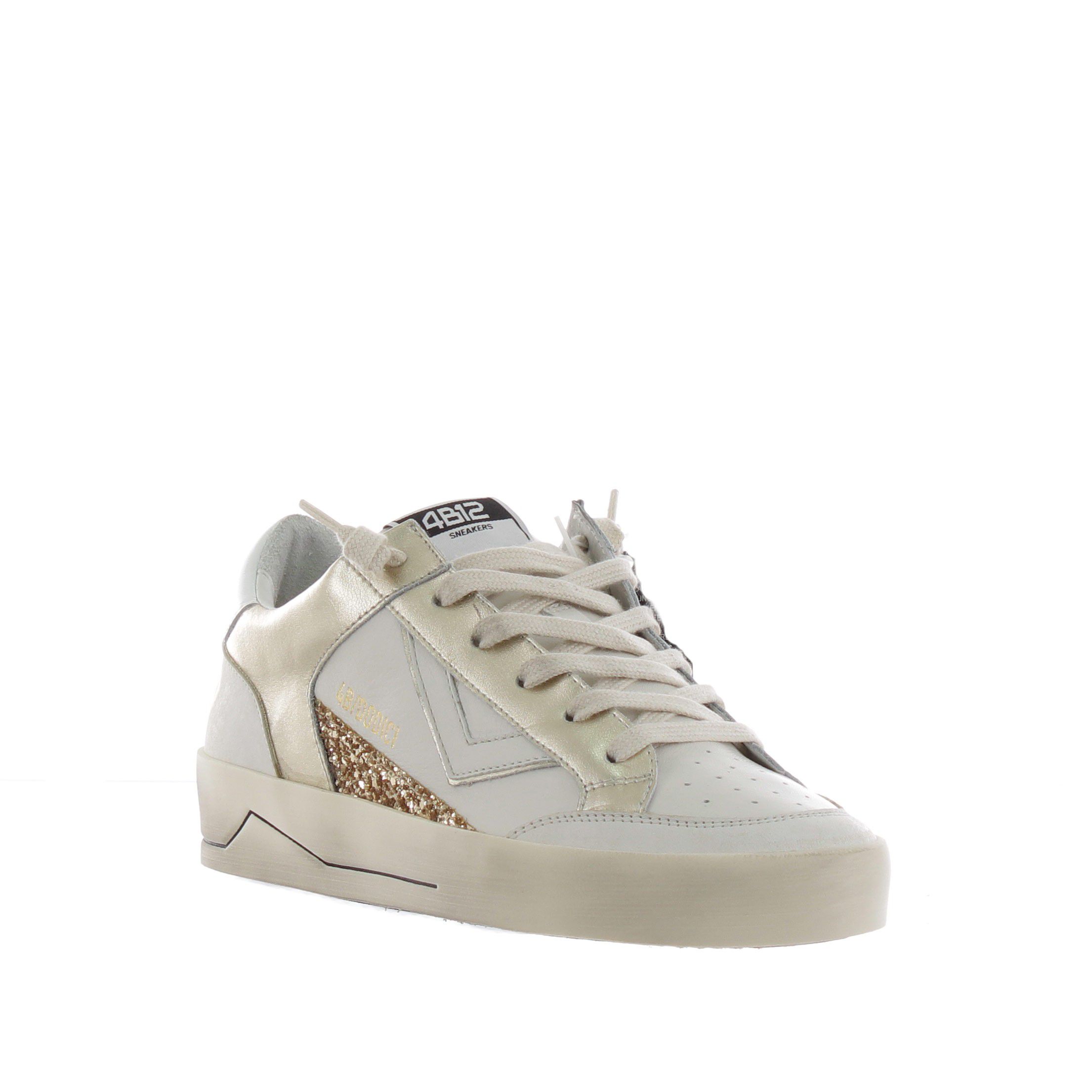 4b12 sneaker in pelle da donna