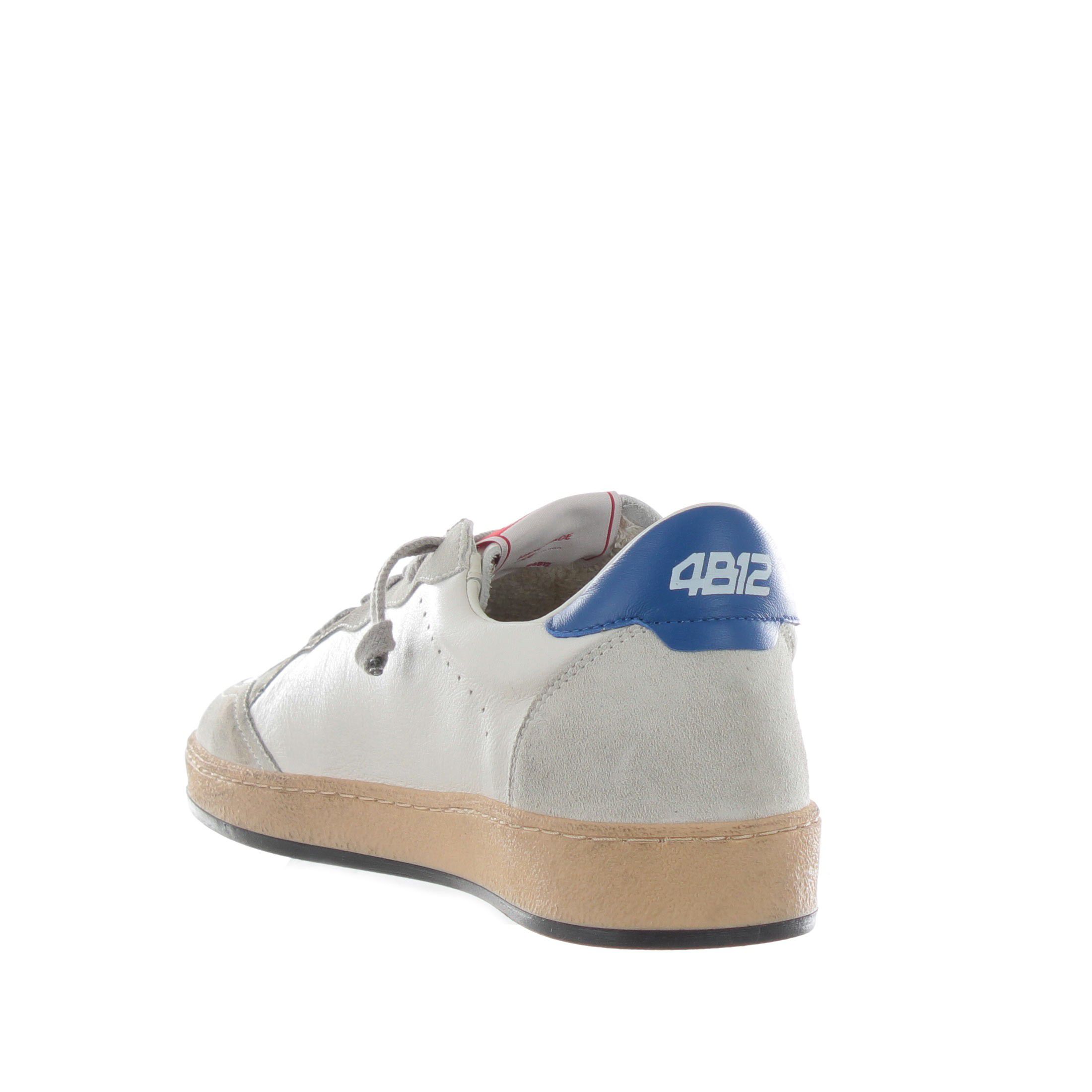 4b12 sneaker in pelle effetto vintage da uomo
