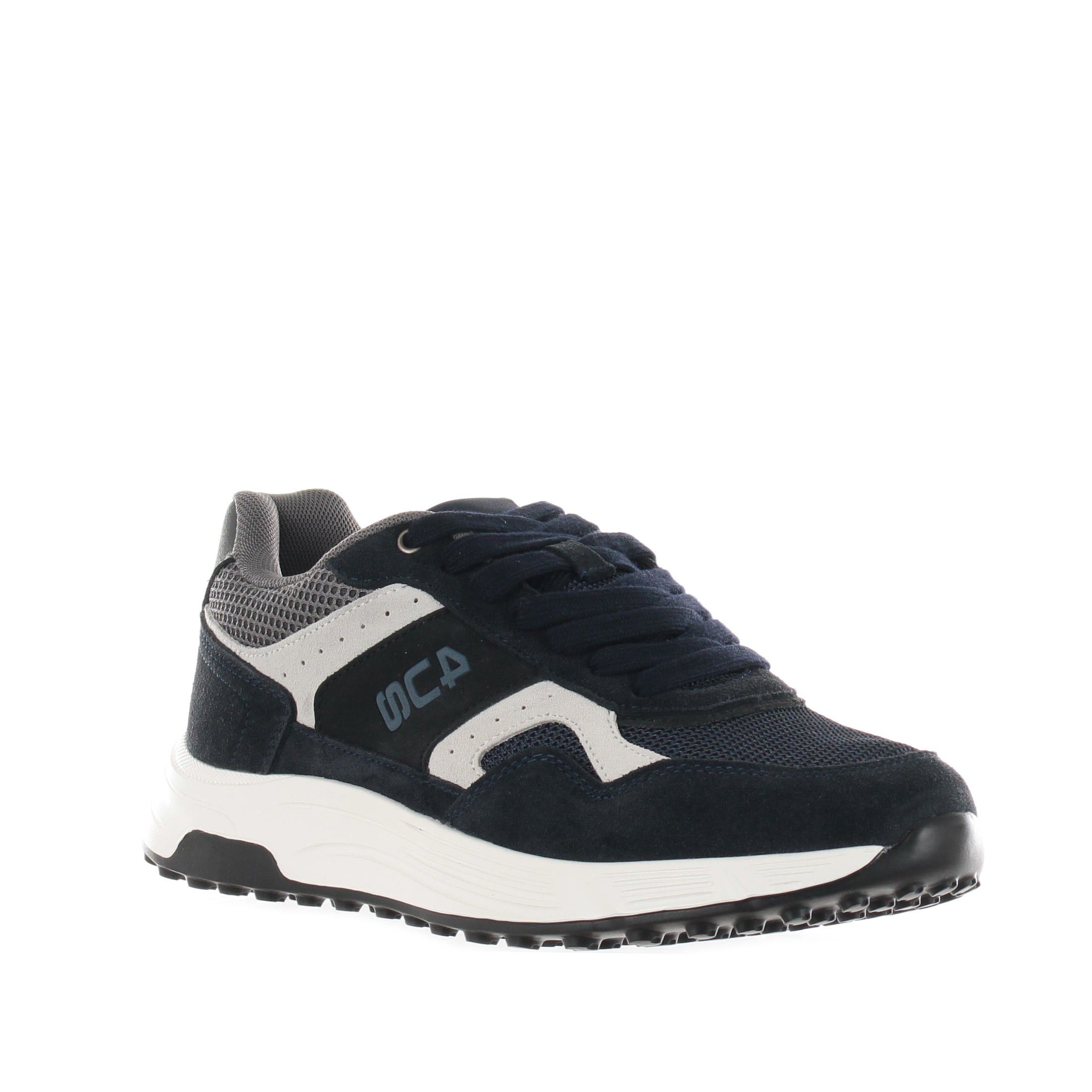 4us sneaker in camoscio e mesh da uomo