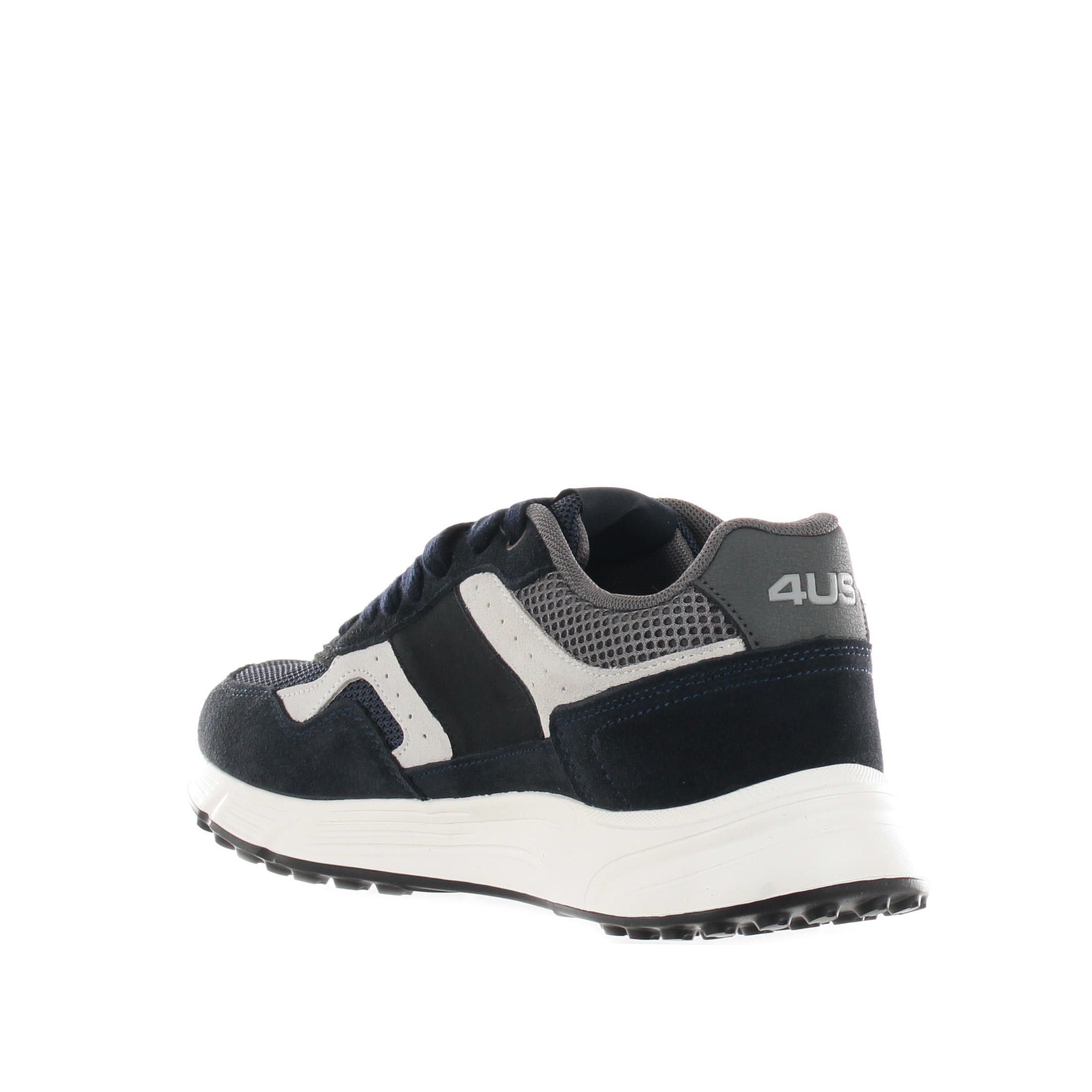 4us sneaker in camoscio e mesh da uomo
