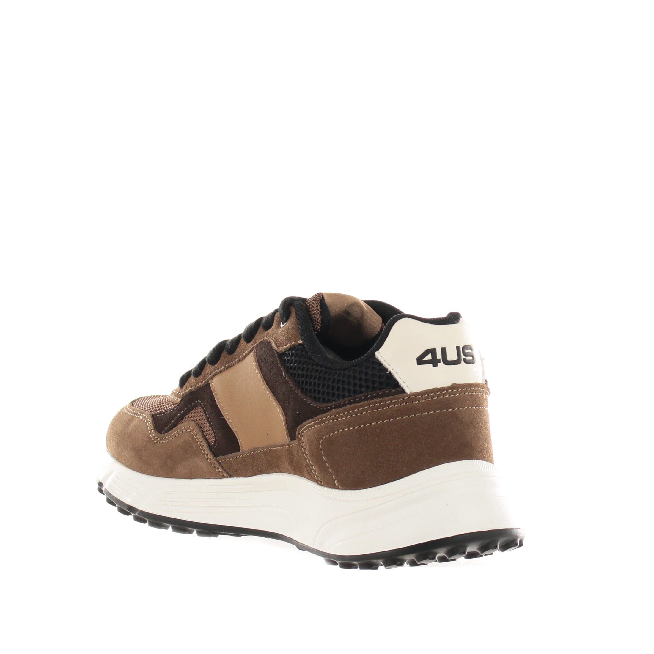 4us sneaker in camoscio e mesh da uomo