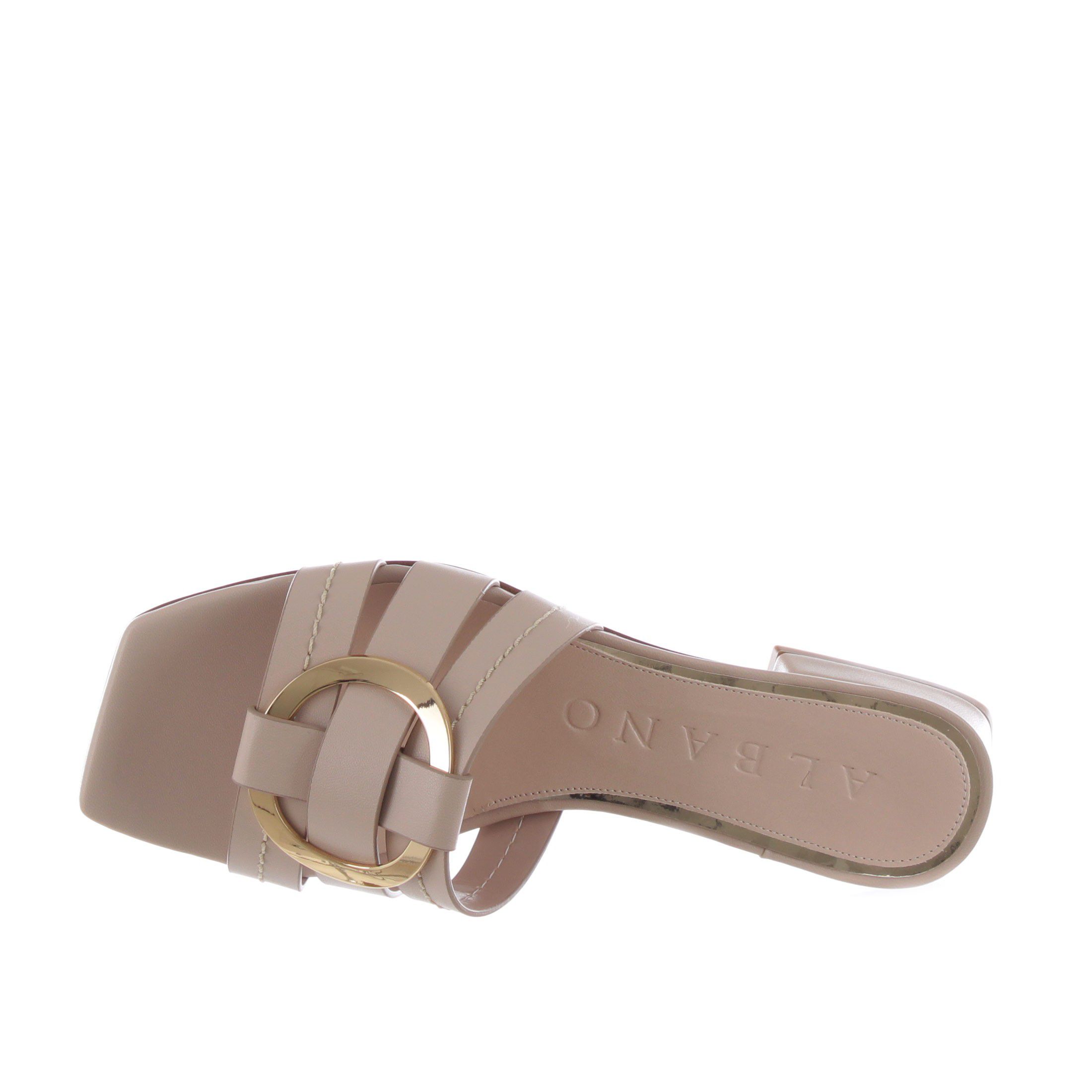 Albano ciabattina in pelle da donna