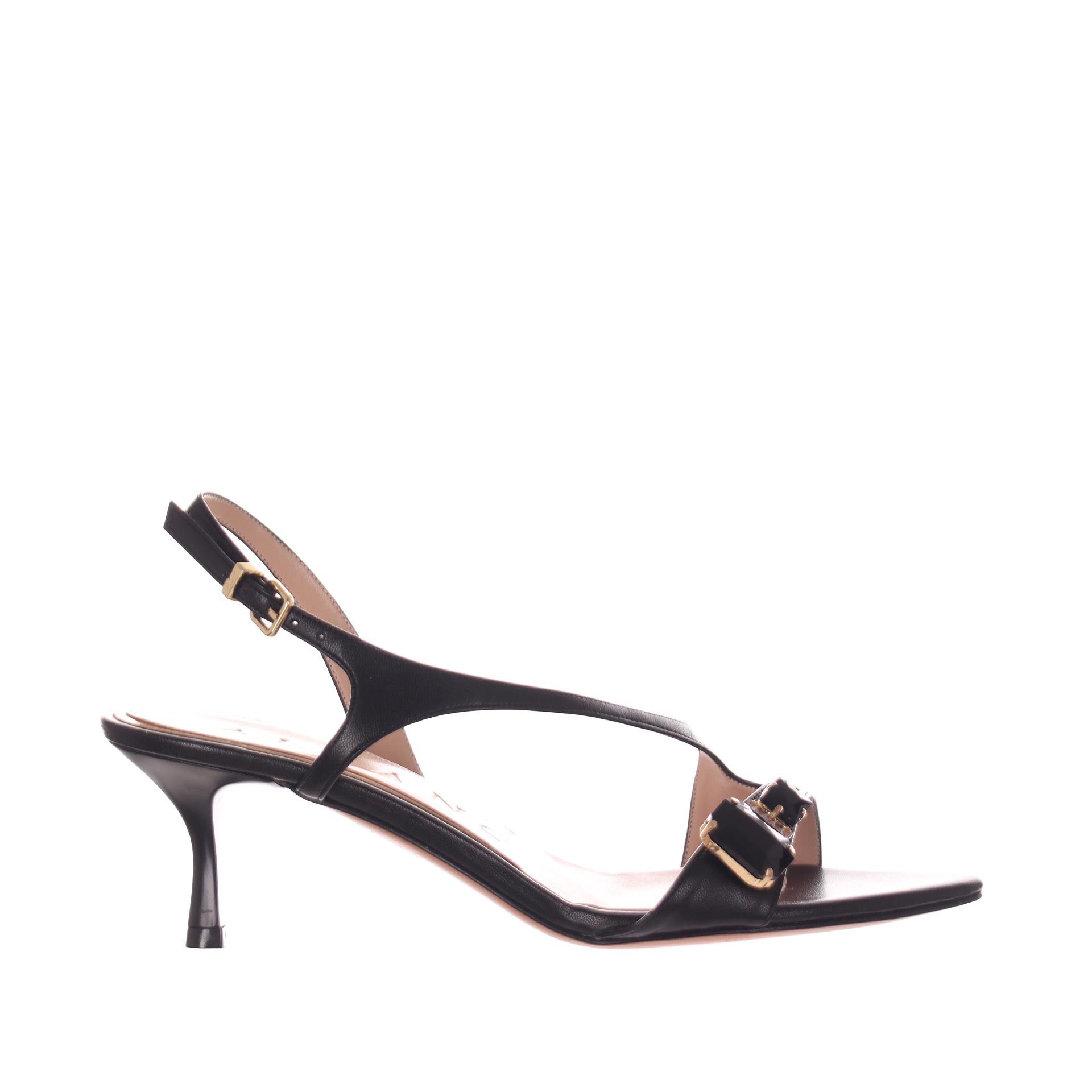 Albano sandalo in pelle con pietre da donna