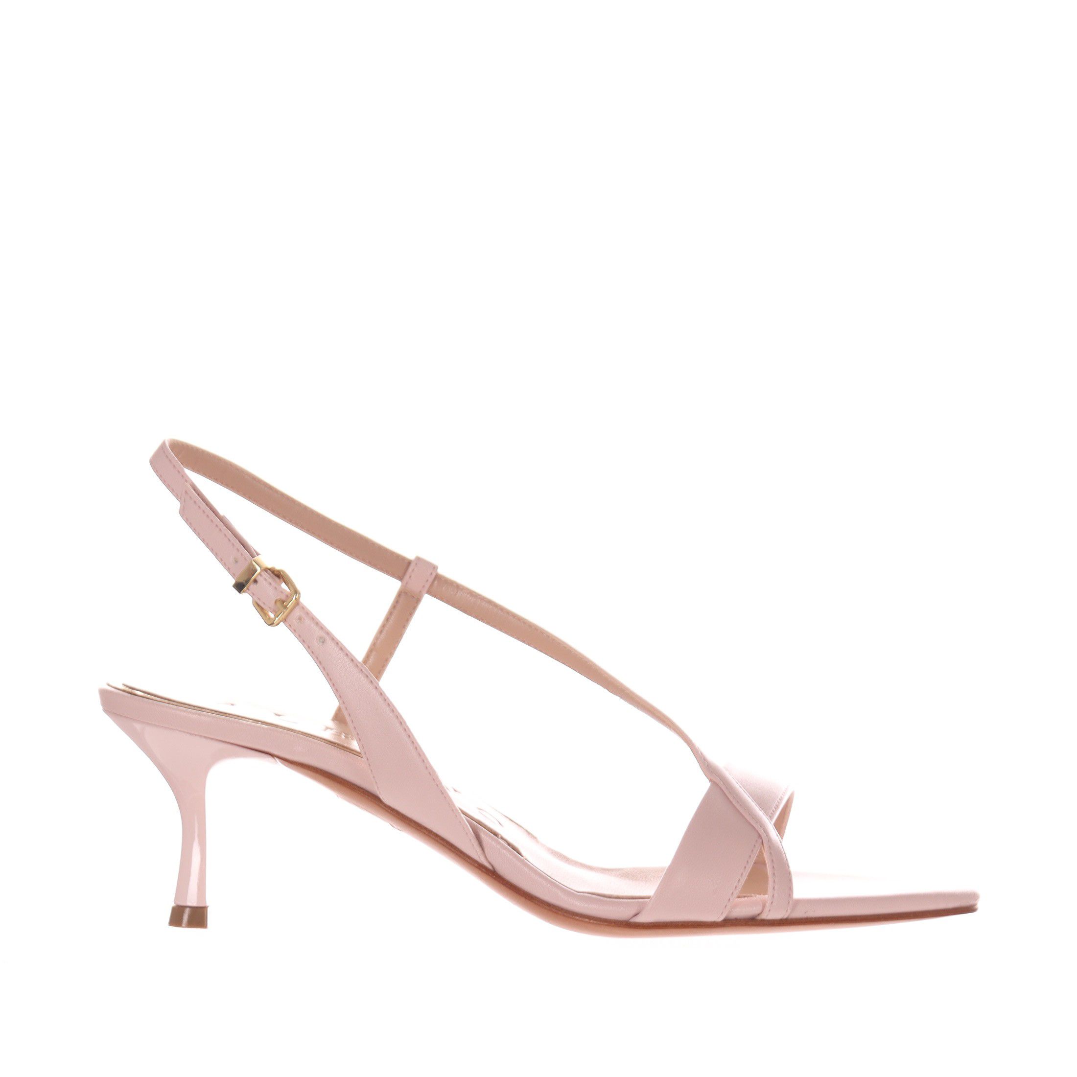 Albano sandalo in pelle con tacco midi da donna
