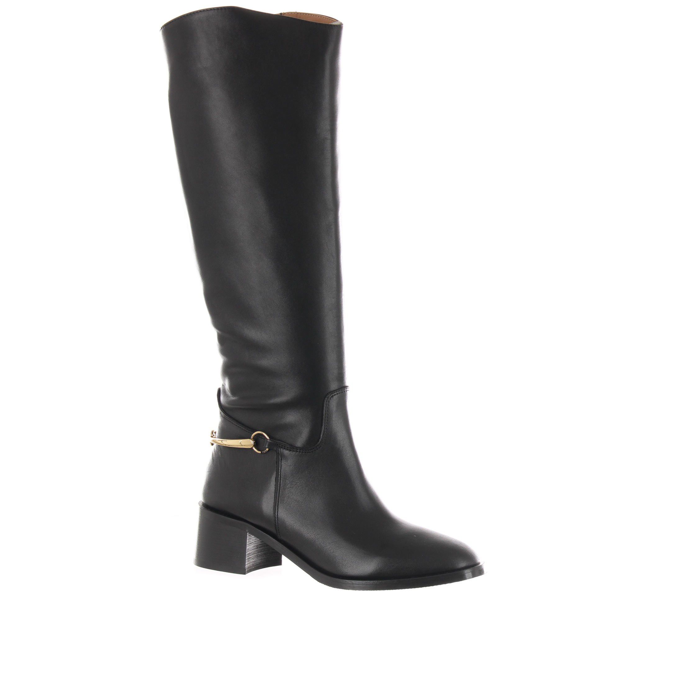 Albano stivale in pelle con dettaglio decorativo da donna