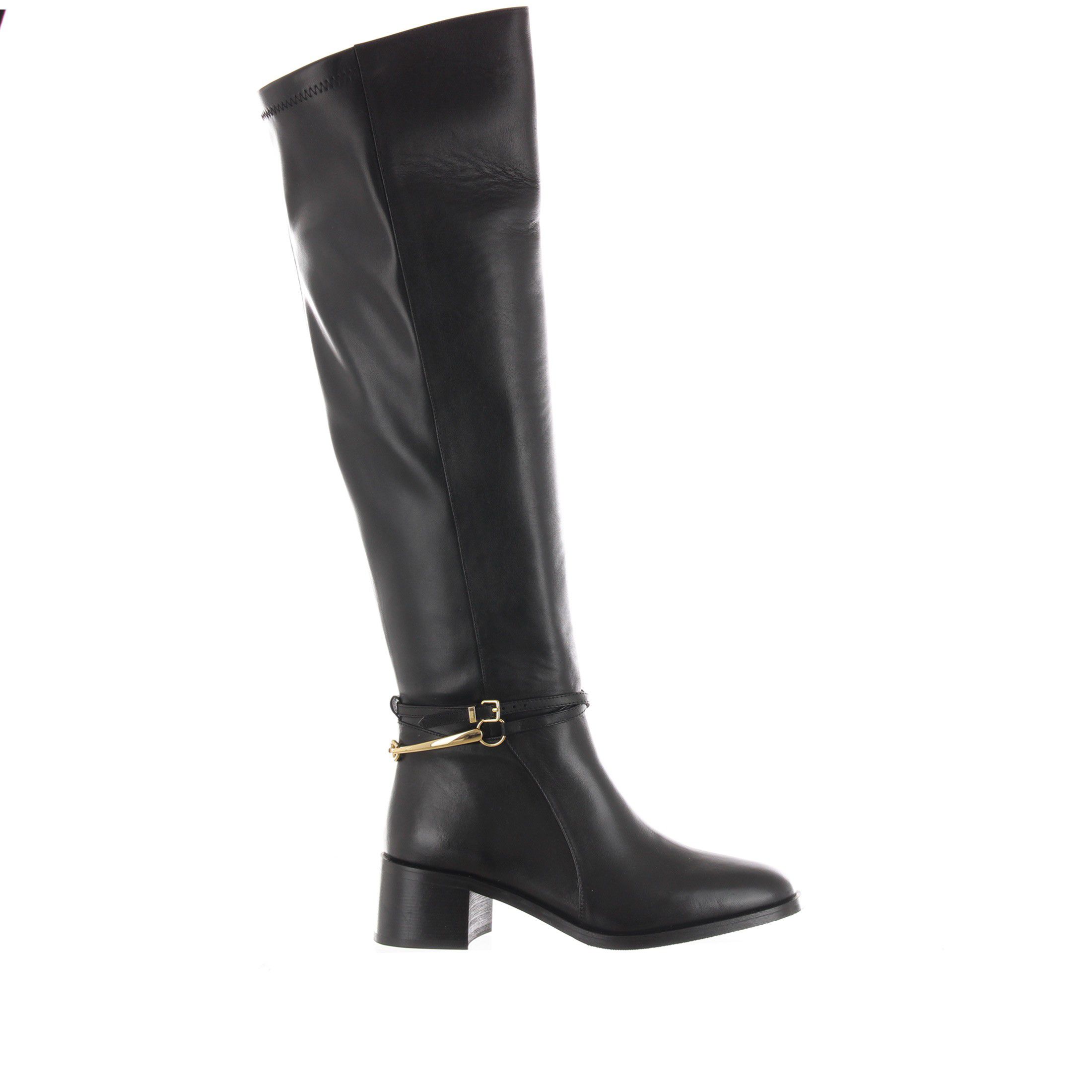 Albano stivale in pelle con dettaglio decorativo da donna