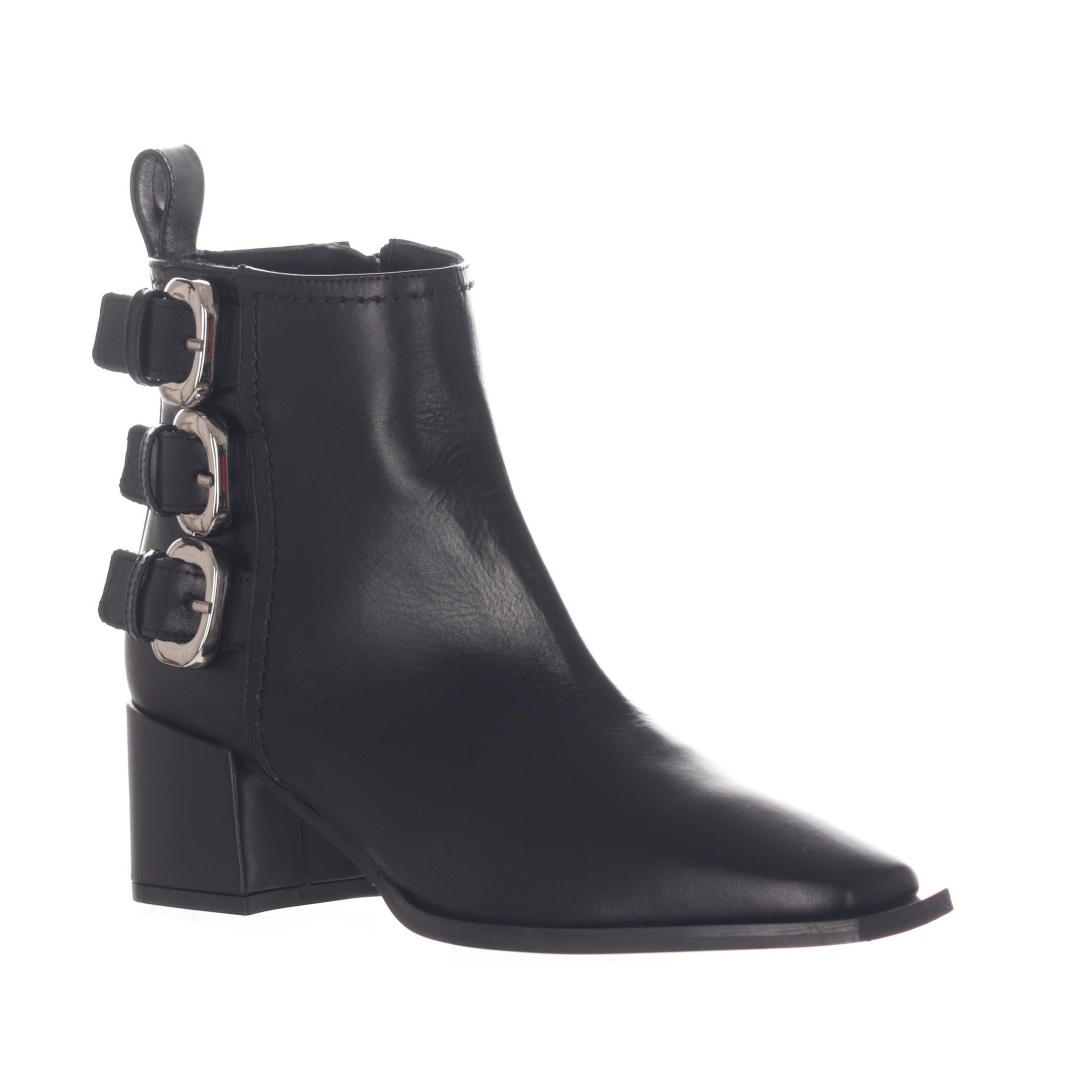 Albano stivaletto in pelle con fibbie da donna