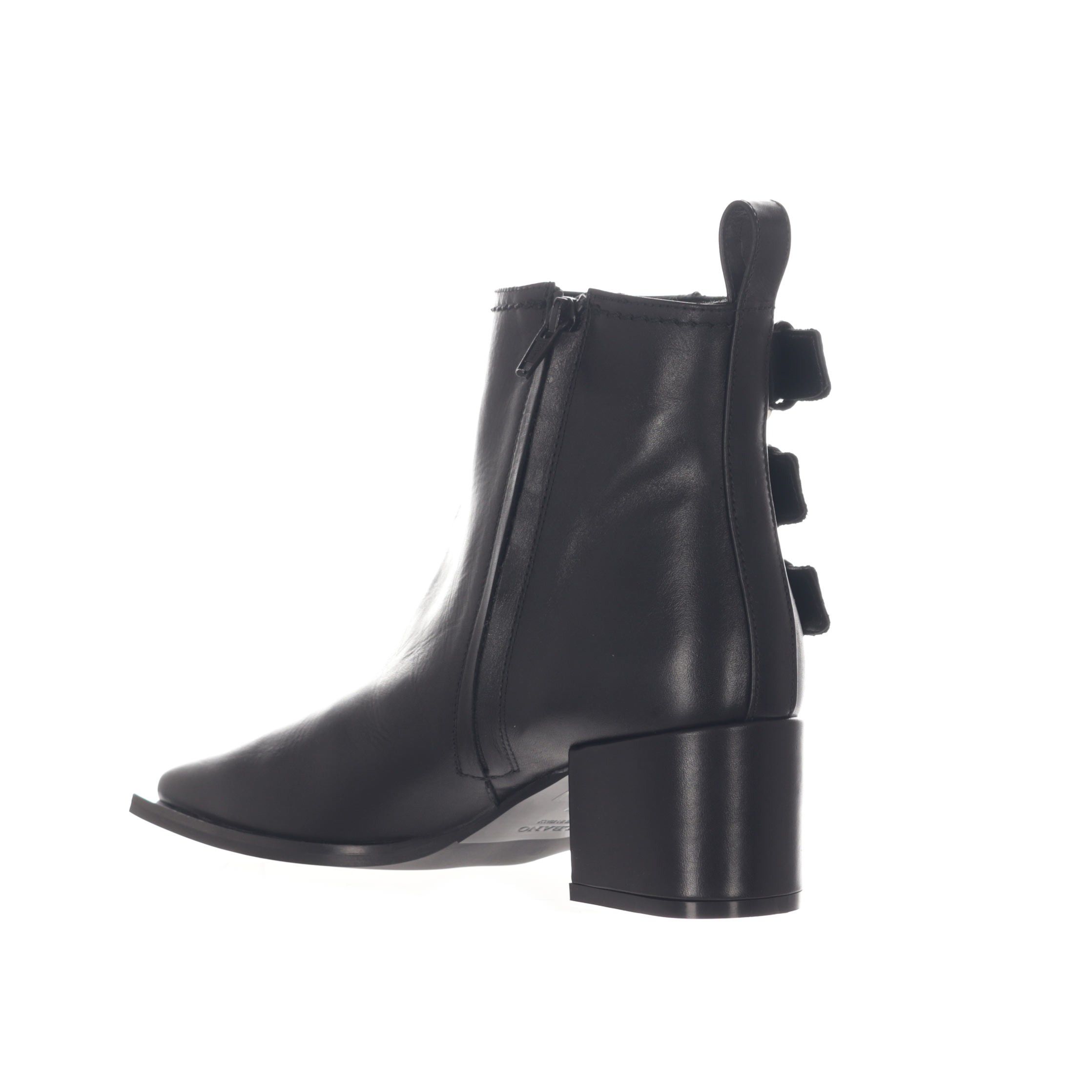 Albano stivaletto in pelle con fibbie da donna