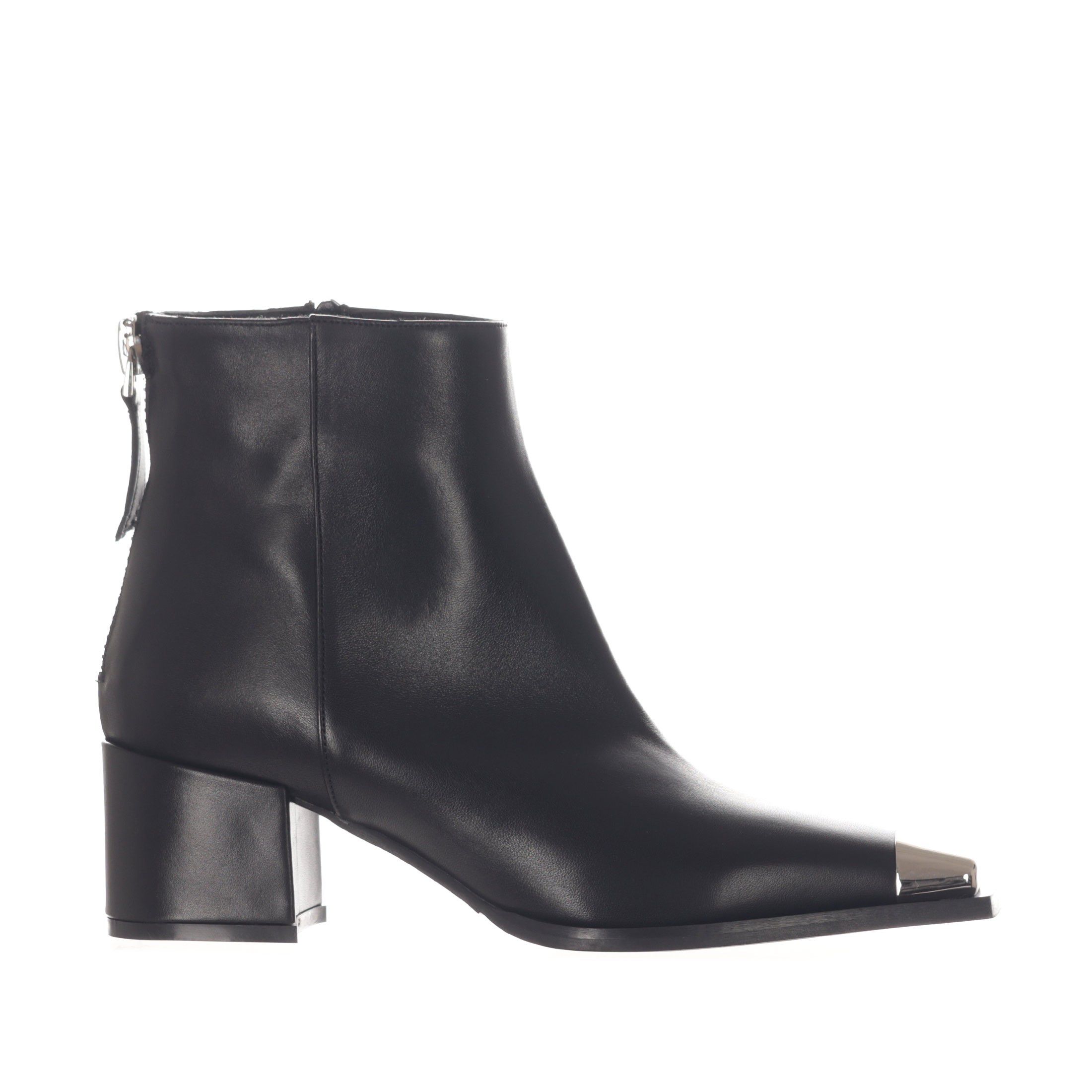 Albano stivaletto in pelle con punta in metallo da donna