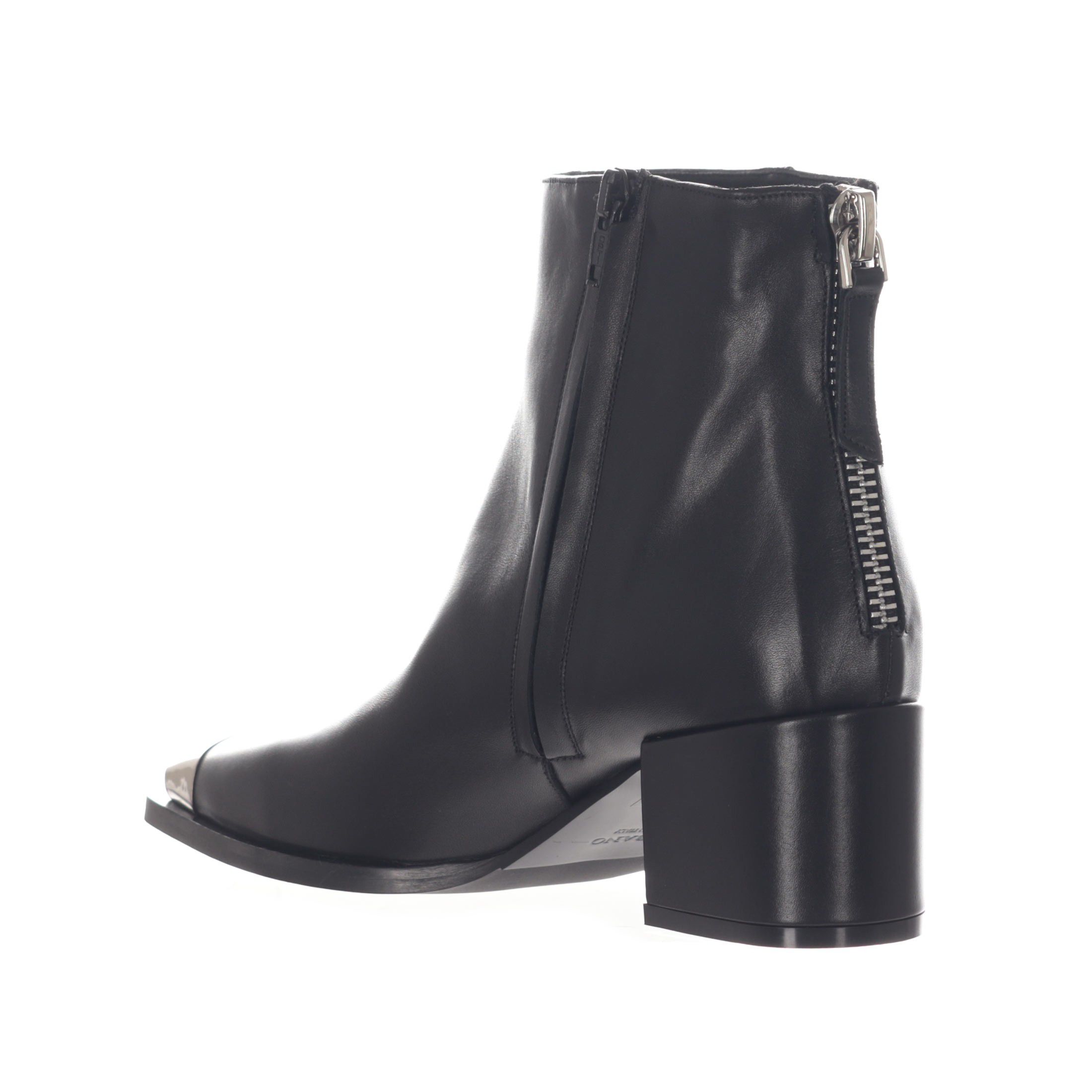 Albano stivaletto in pelle con punta in metallo da donna