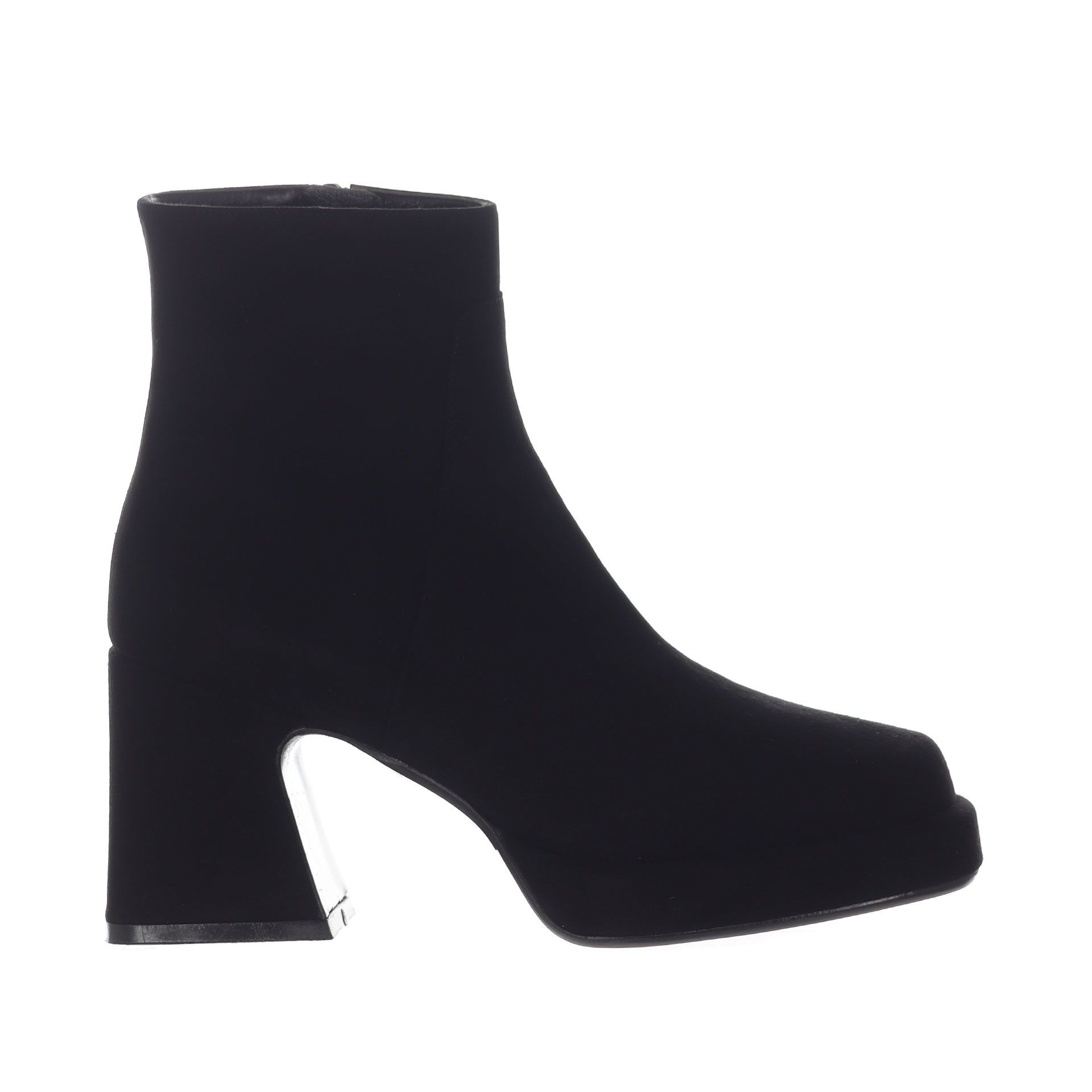 Albano stivaletto platform in camoscio da donna