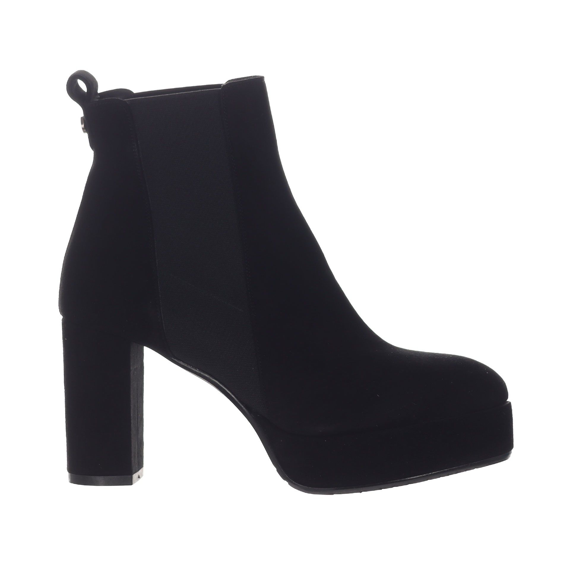 Albano stivaletto platform in camoscio da donna