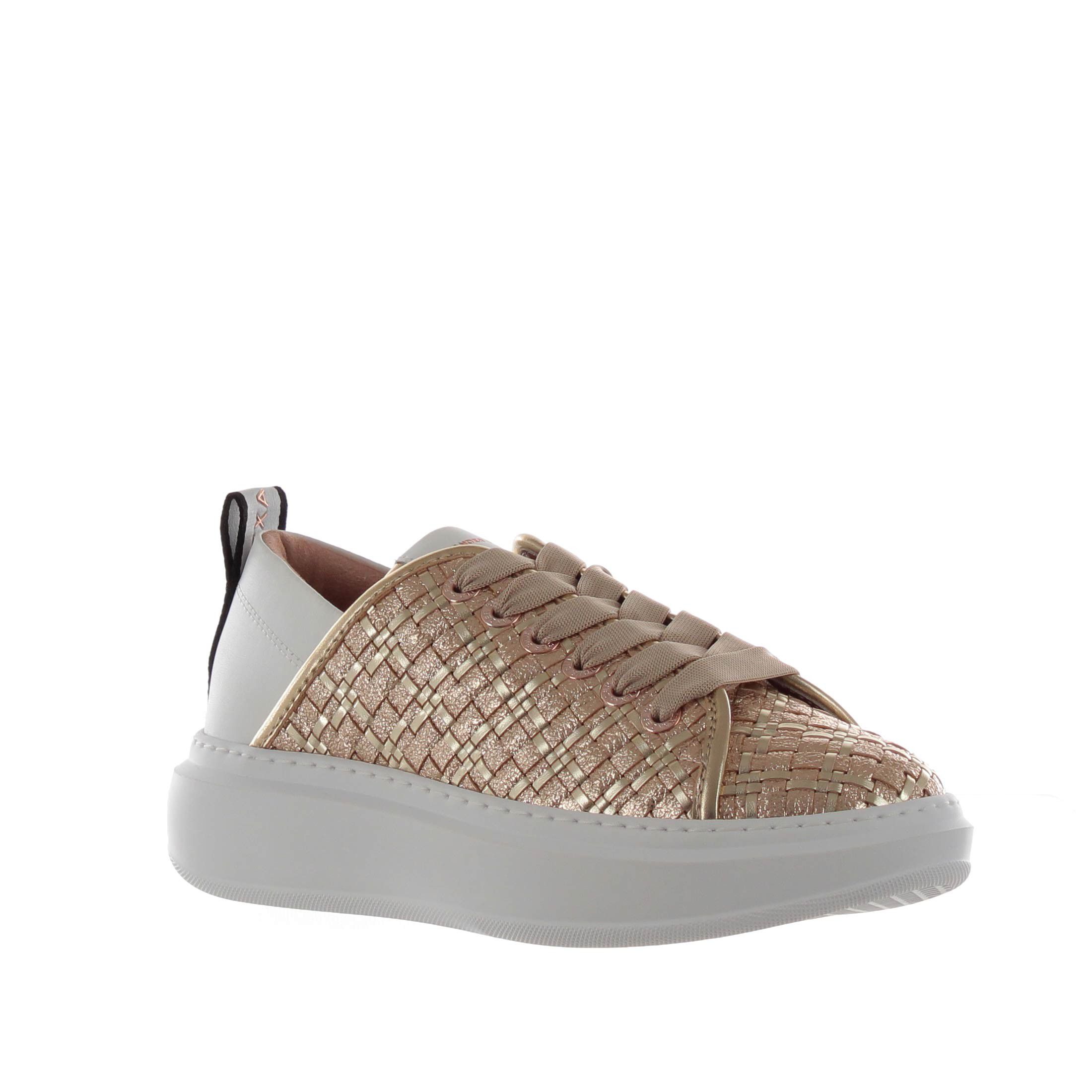 Alexander smith sneaker wembley in pelle metal intrecciata da donna