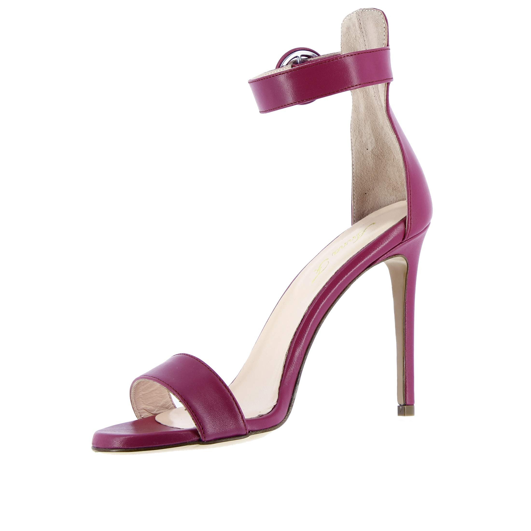 Anna f. sandalo in nappa con cappa da donna