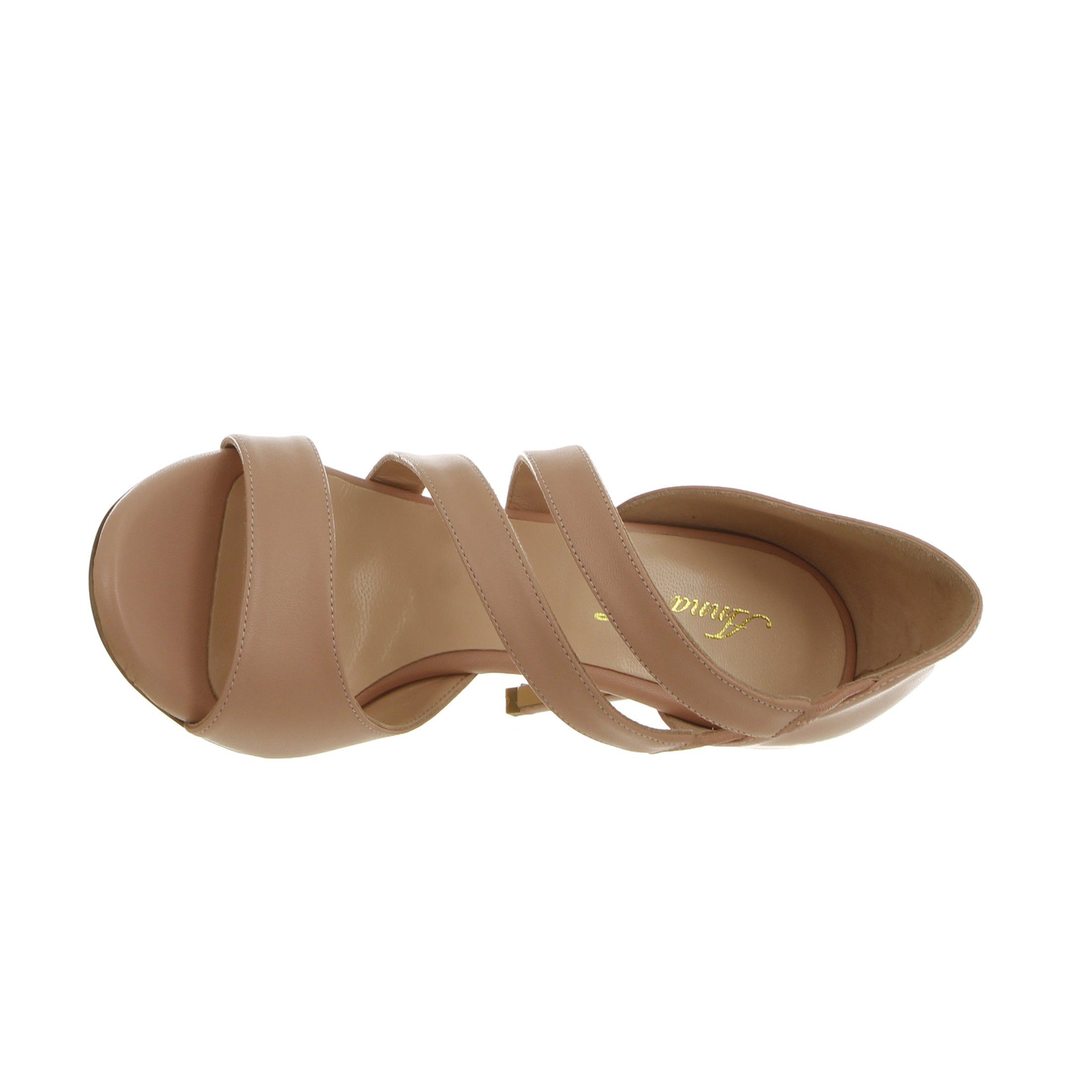 Anna f. sandalo in nappa con tallone chiuso da donna