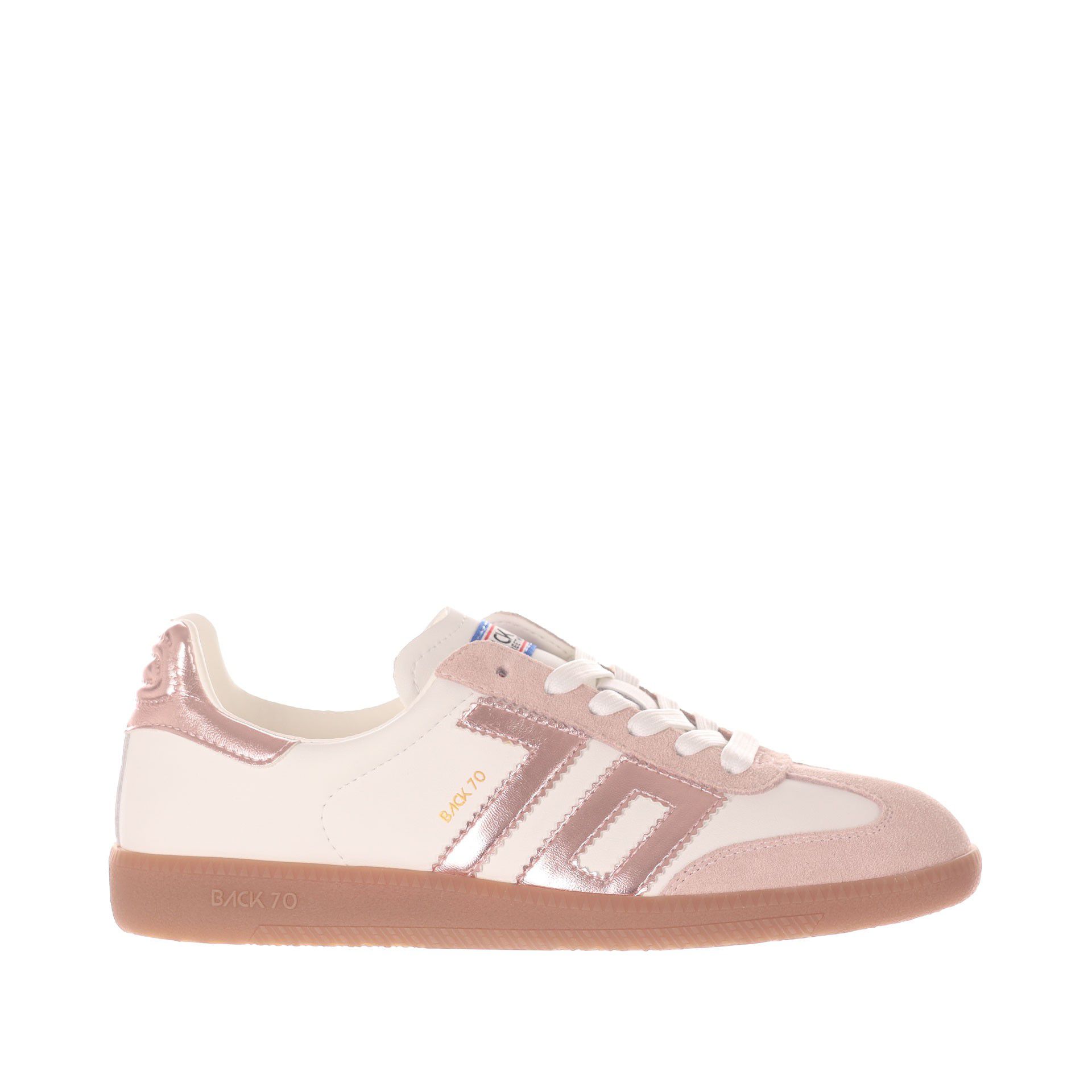 Back70 sneaker cloud in pelle metal e camoscio da donna