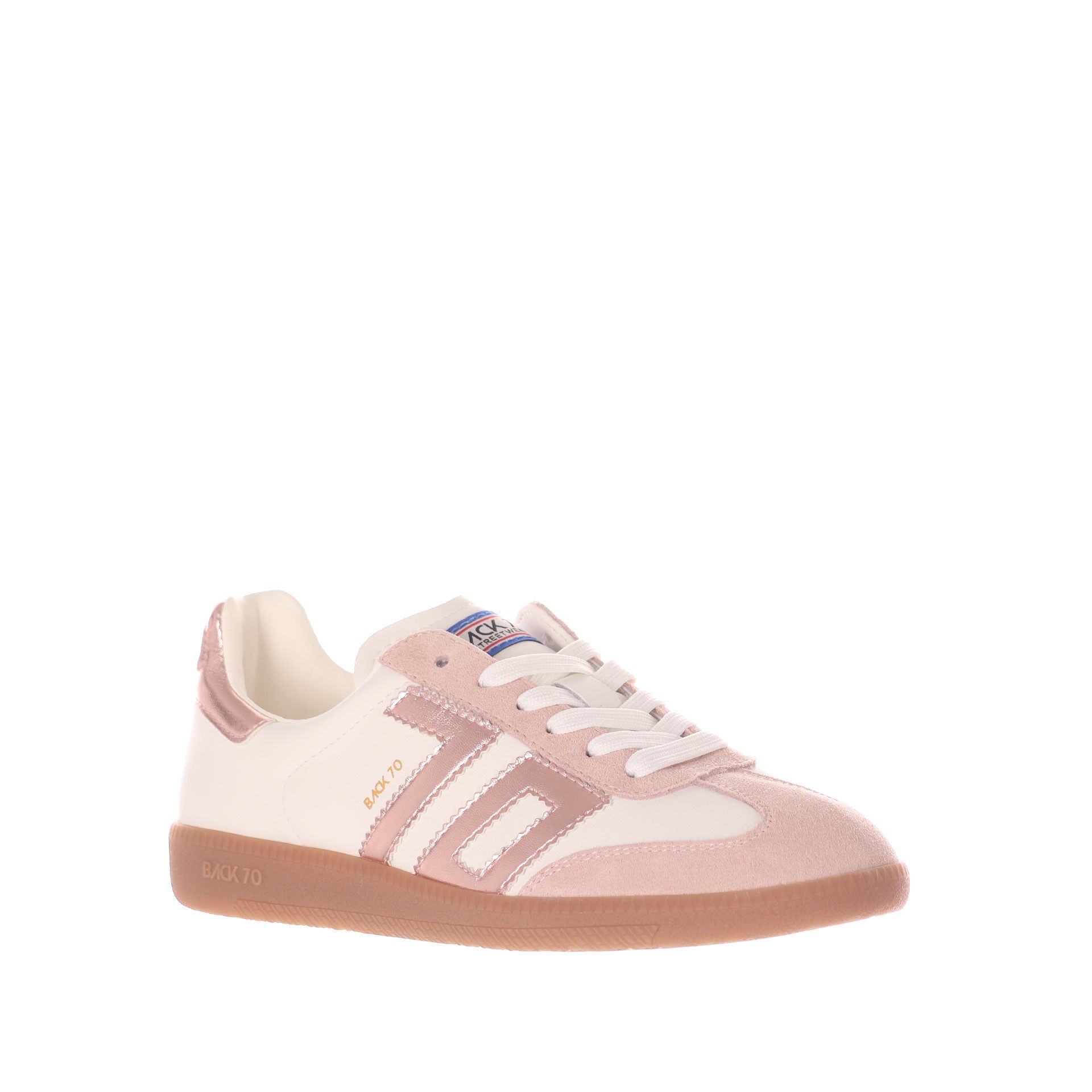 Back70 sneaker cloud in pelle metal e camoscio da donna