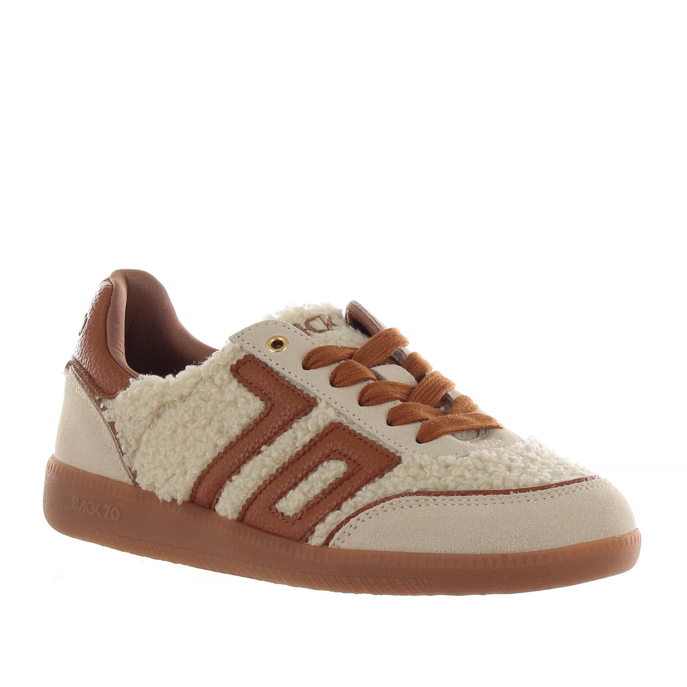 Back70 sneaker cloud teddy in camoscio da donna