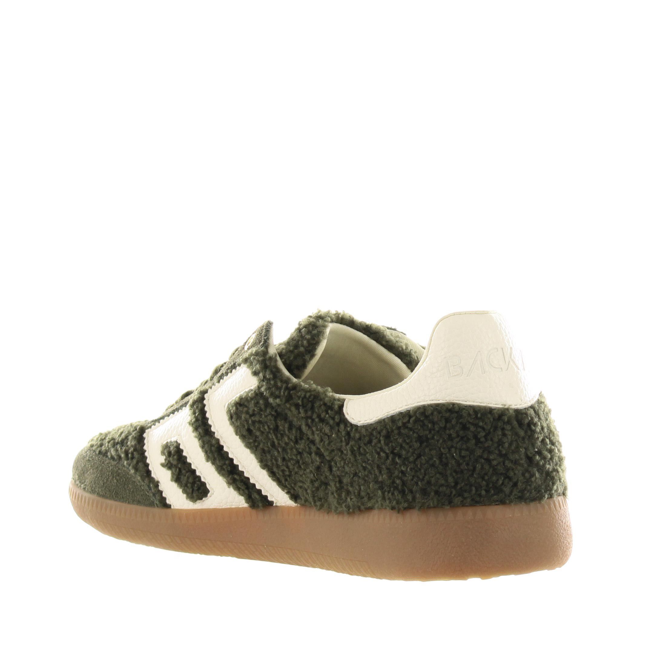 Back70 sneaker teddy 212 in suede fur juniper da donna