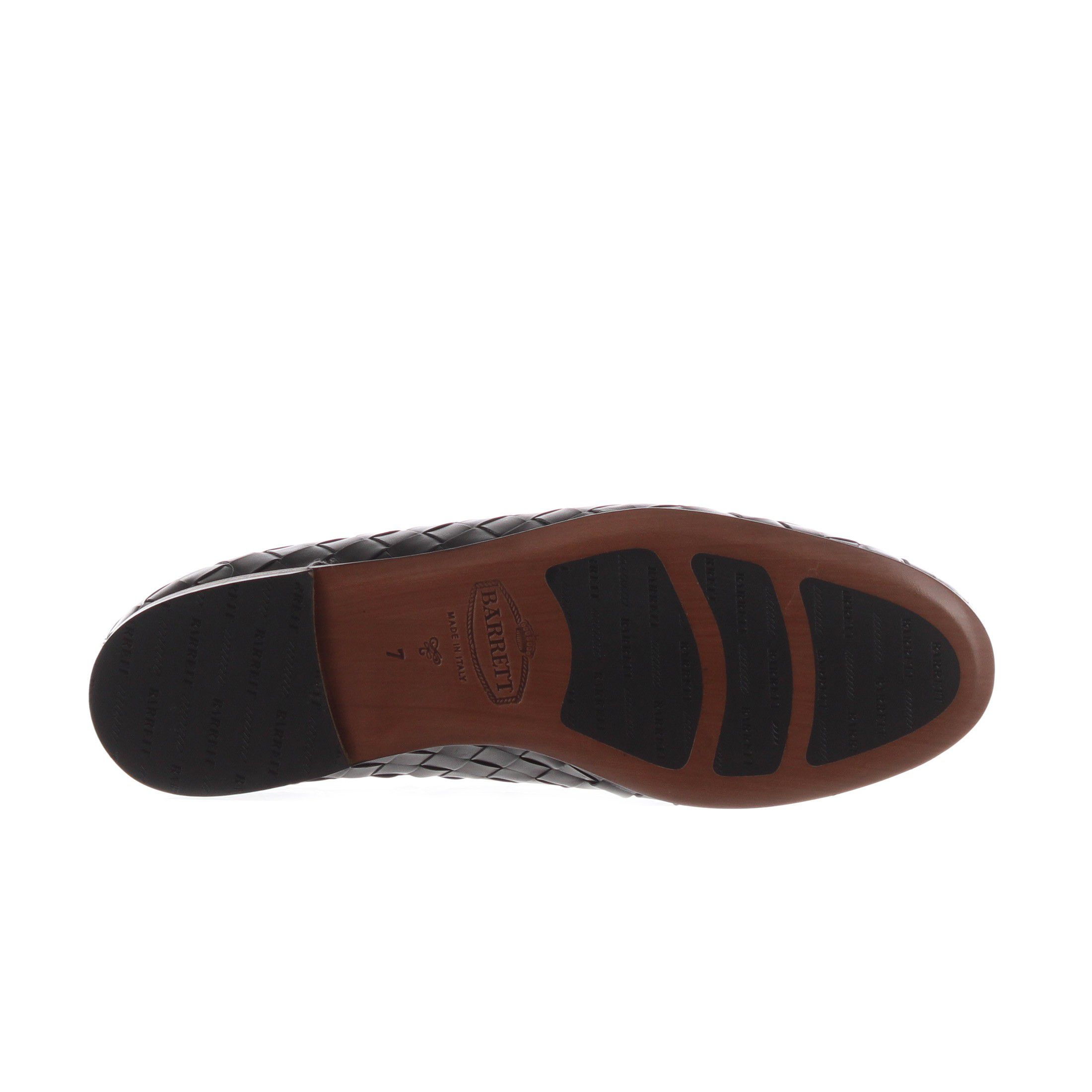 Barrett mocassino in pelle intrecciata da uomo