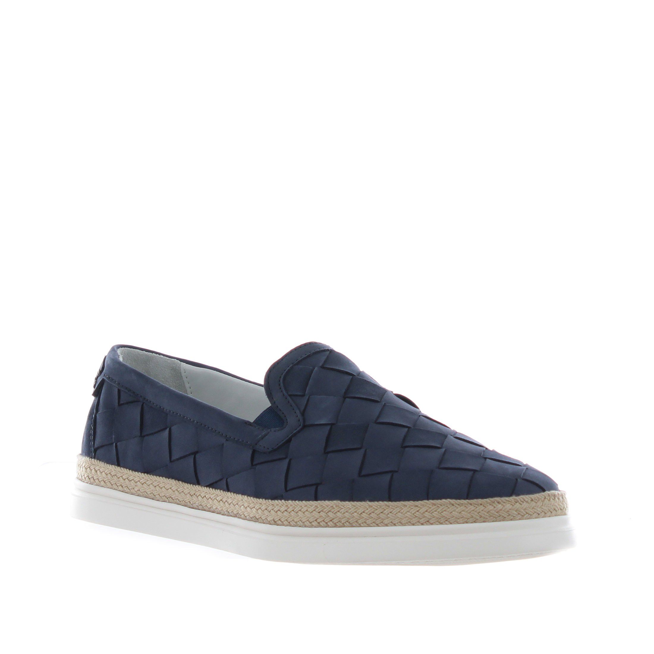 Barrett mocassino in suede intrecciato da uomo