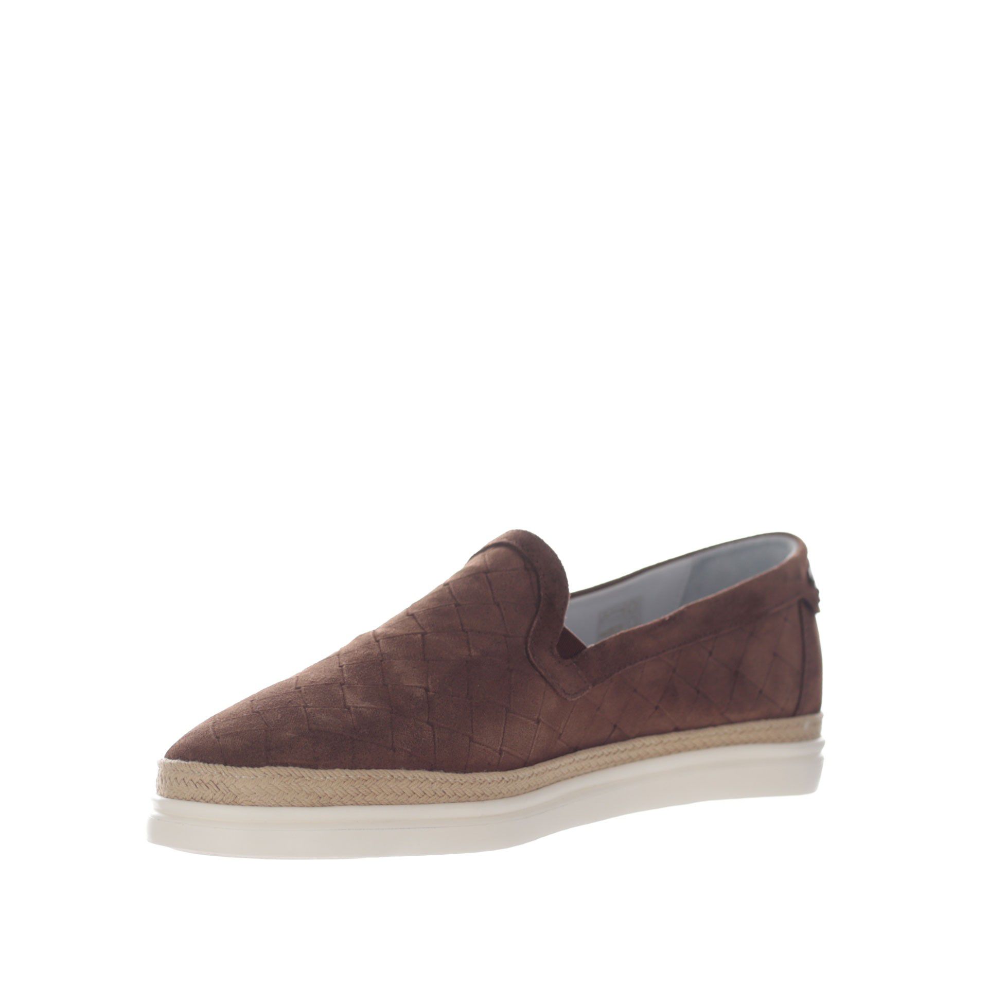 Barrett slip on in suede motivo intrecciato da uomo