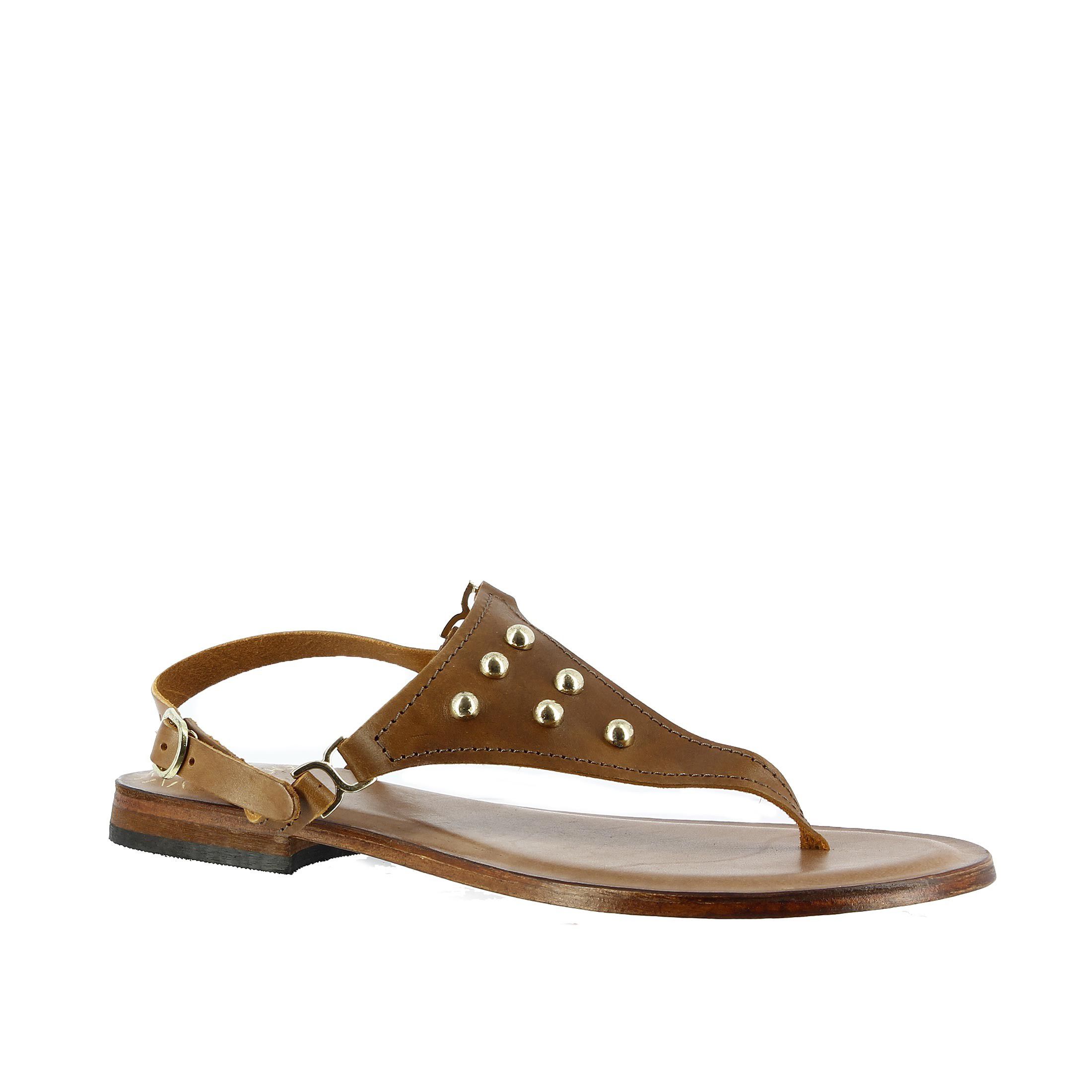Bocage sandalo infradito in pelle da donna