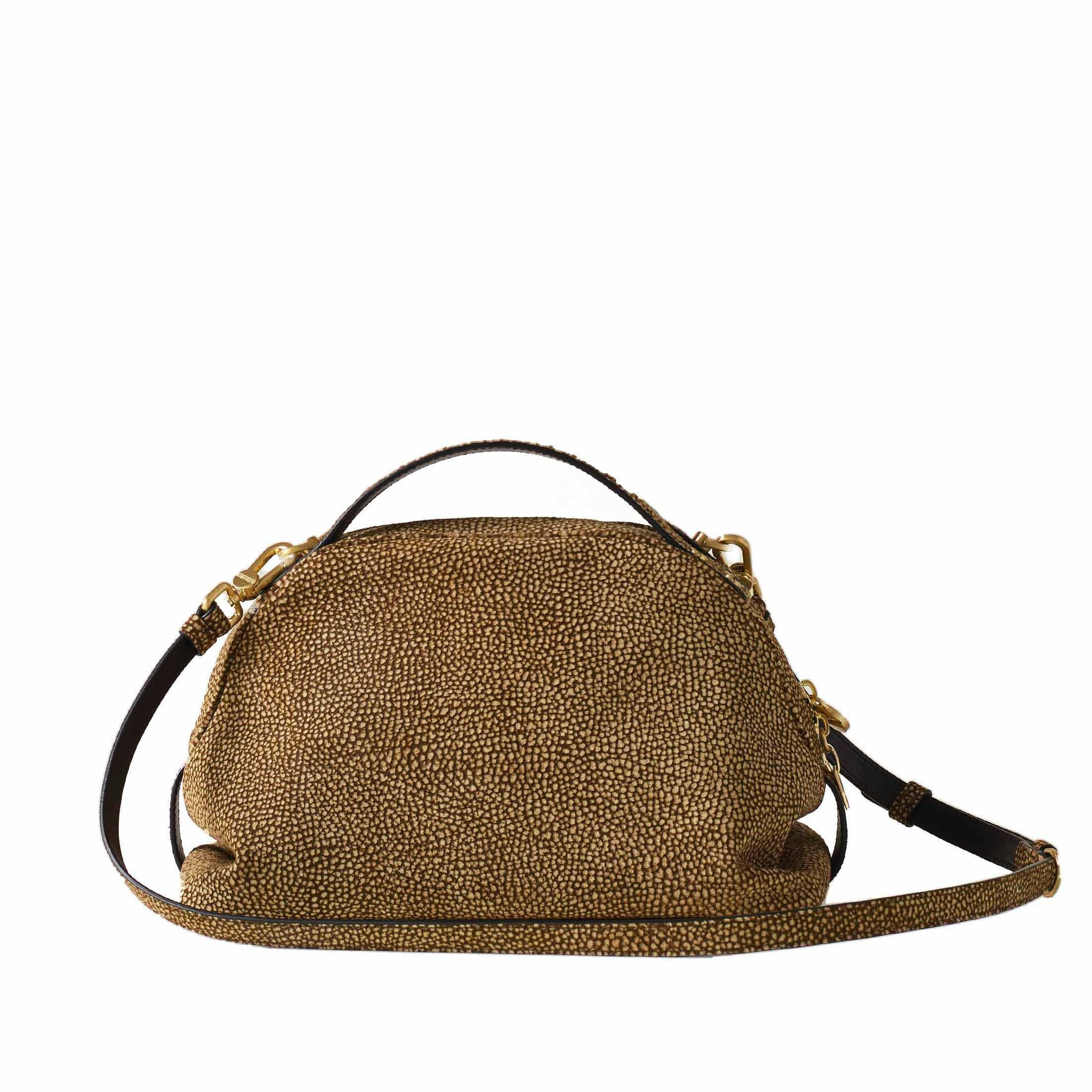 Borbonese borsa a mano sexy small in camoscio da donna