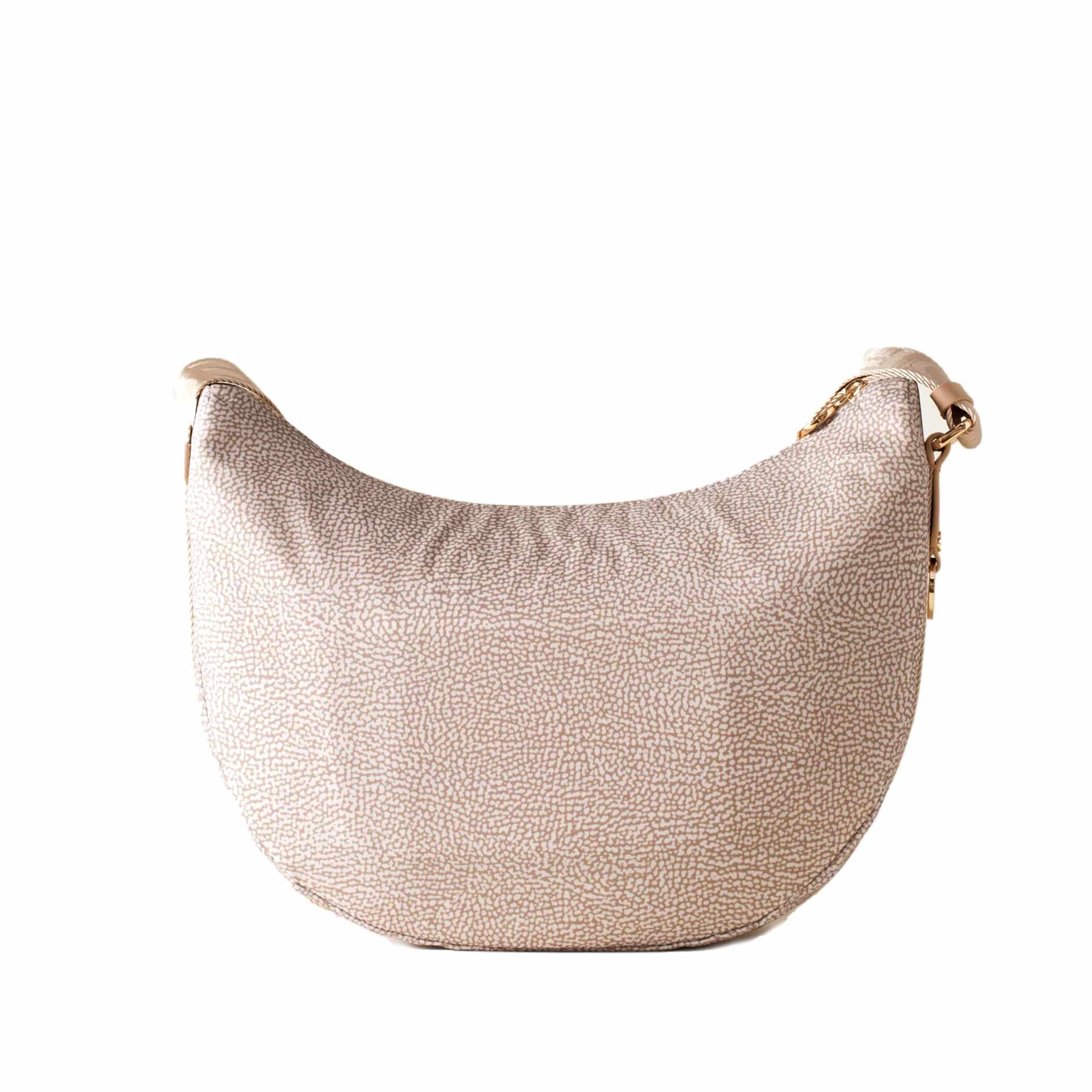 Borbonese luna bag middle in tessuto riciclato op da donna