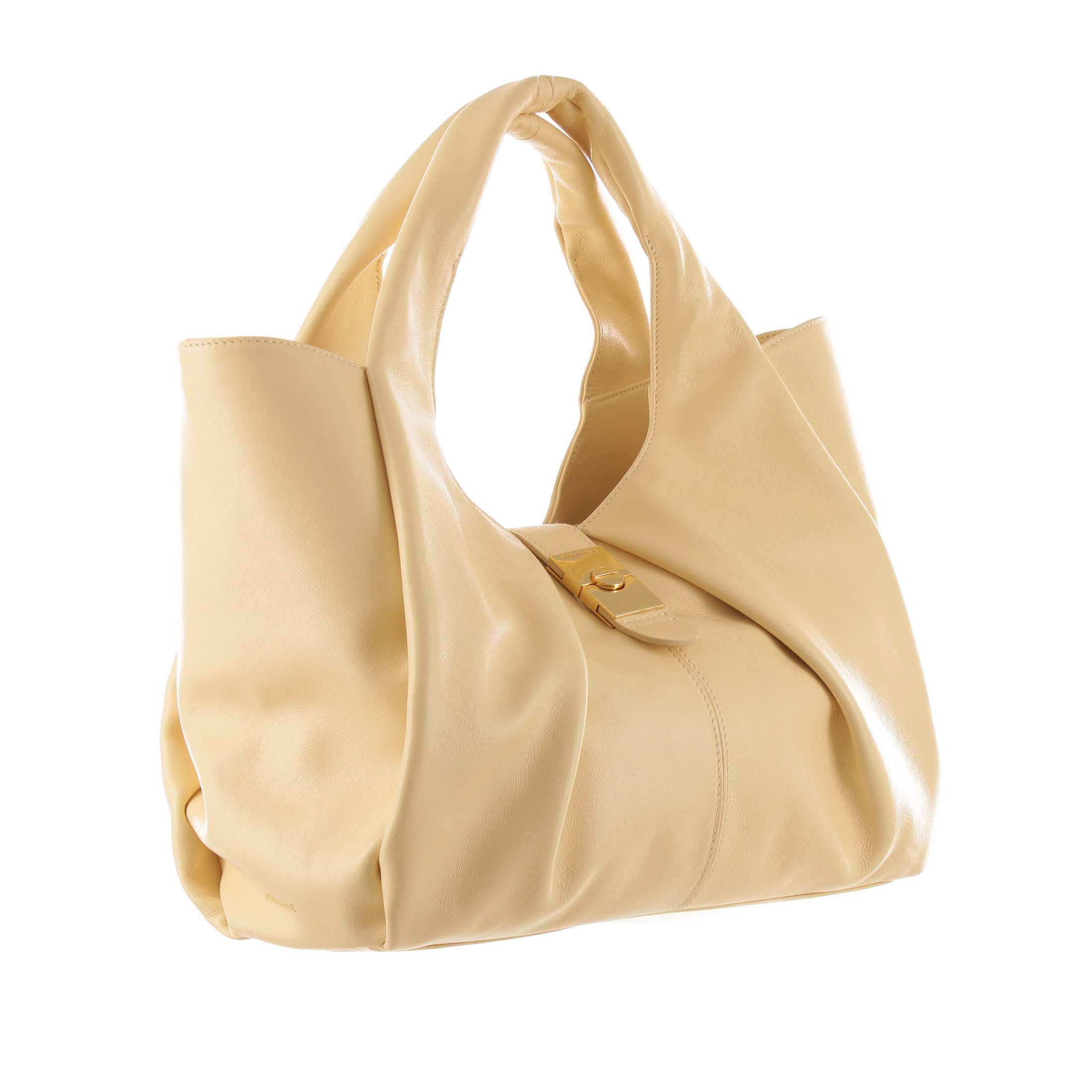 Borbonese medium shopping bag in pelle da donna