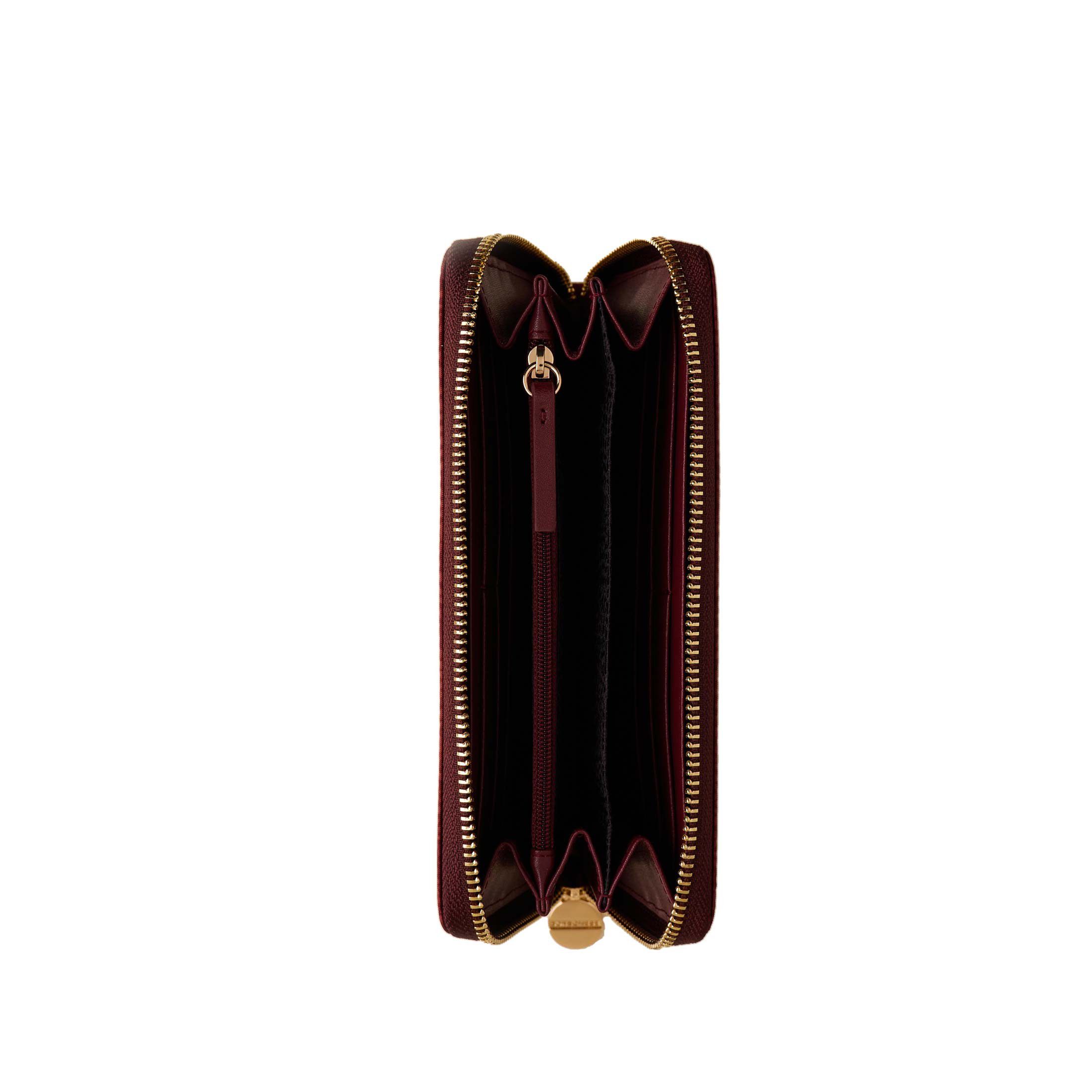 Borbonese portafoglio large zip around in nylon da donna