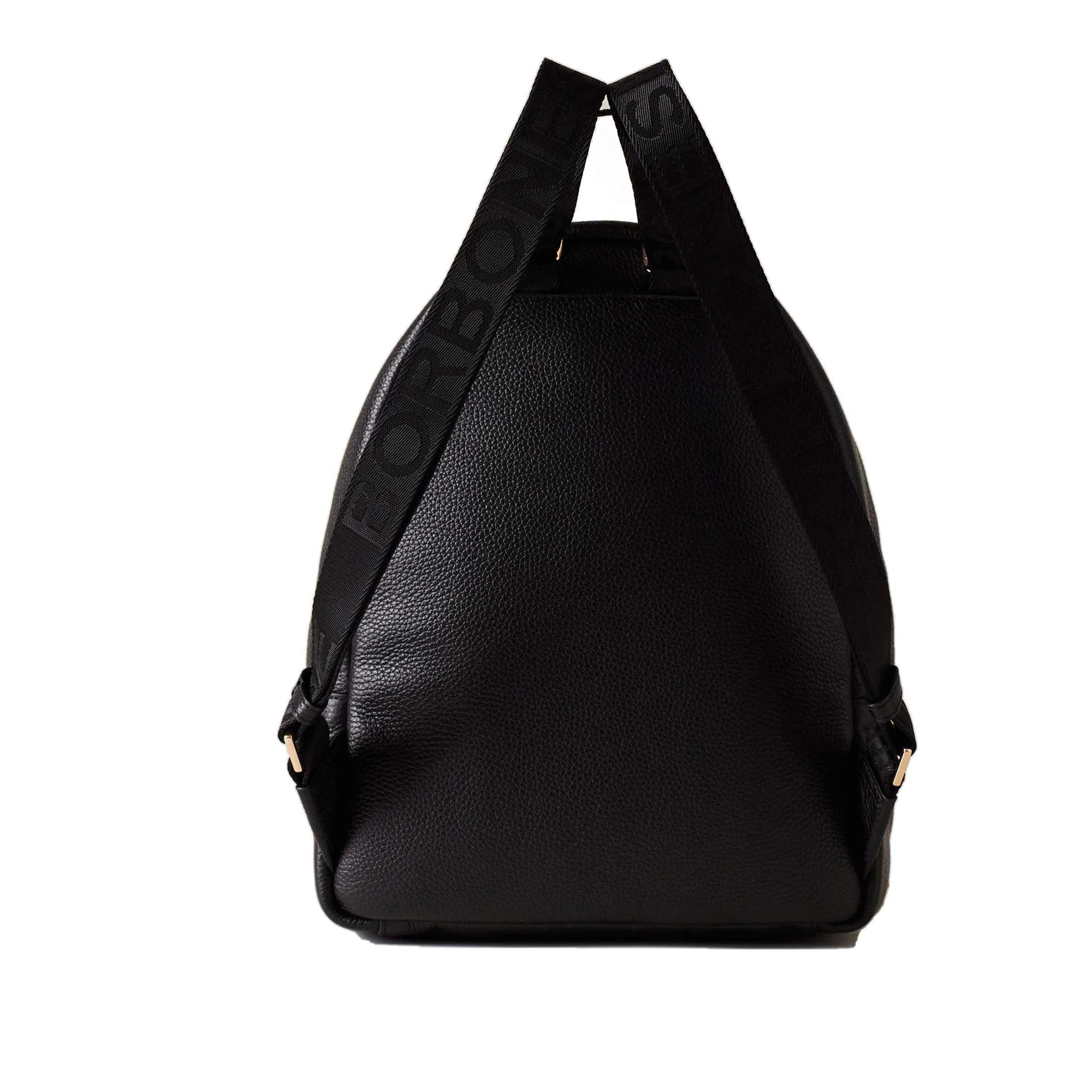 Borbonese zaino bolt medium in pelle martellata da donna