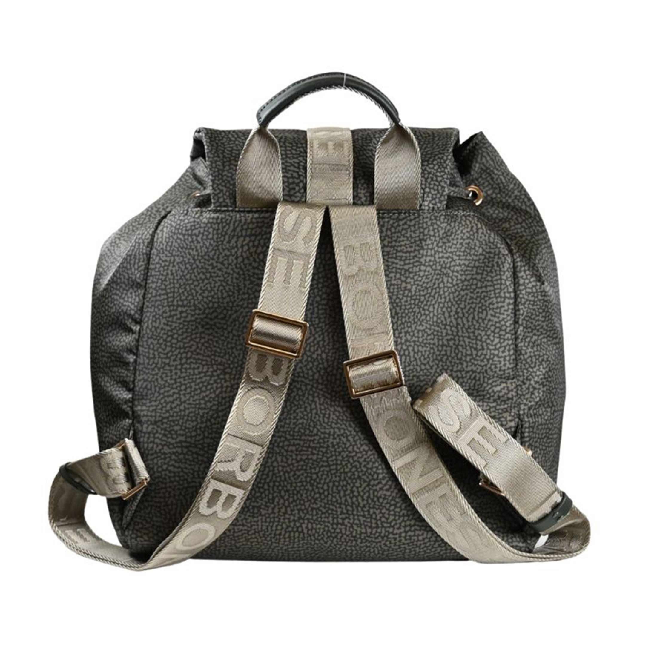 Borbonese zaino fold medium in nylon da donna