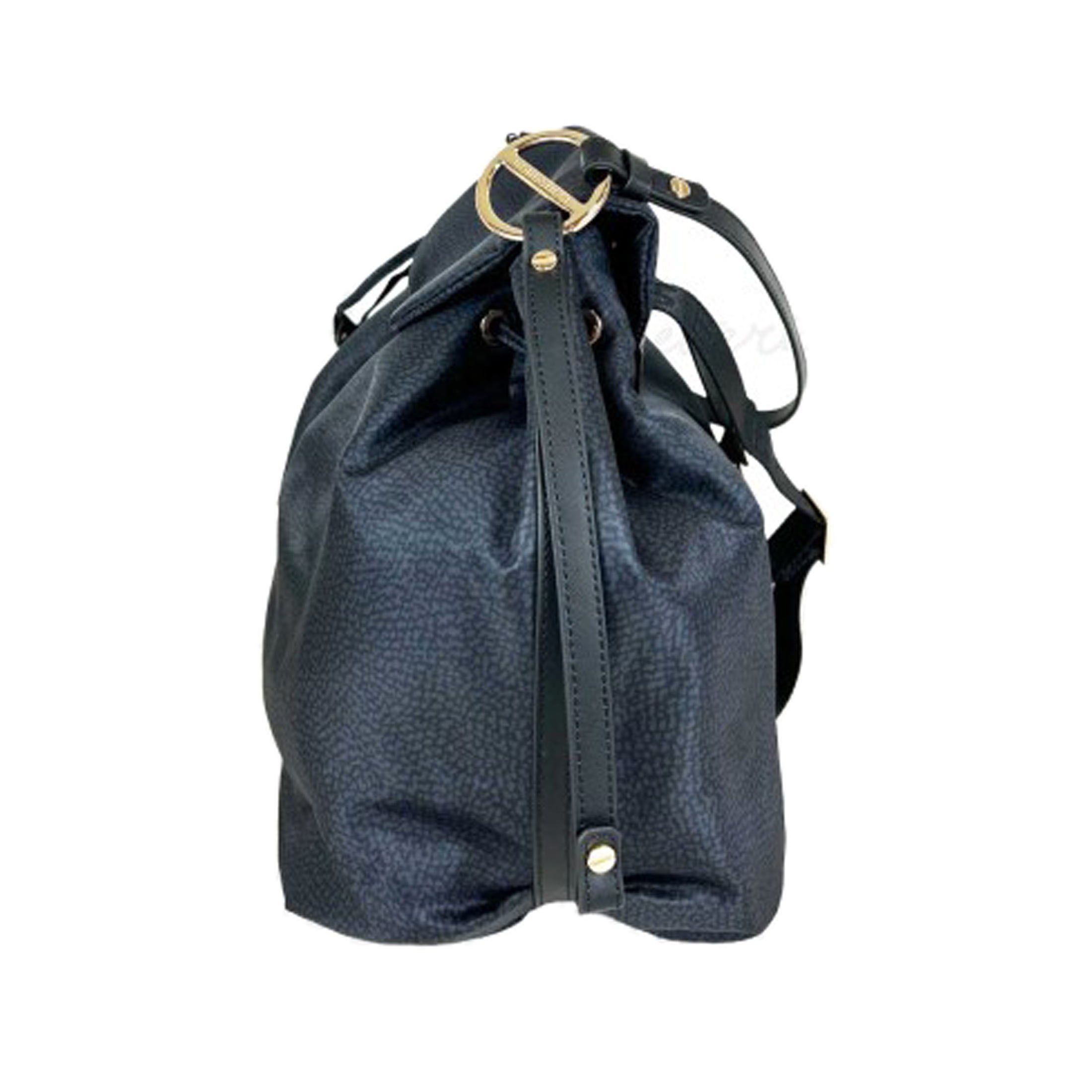 Zaino medium in nylon op riciclato e pelle
