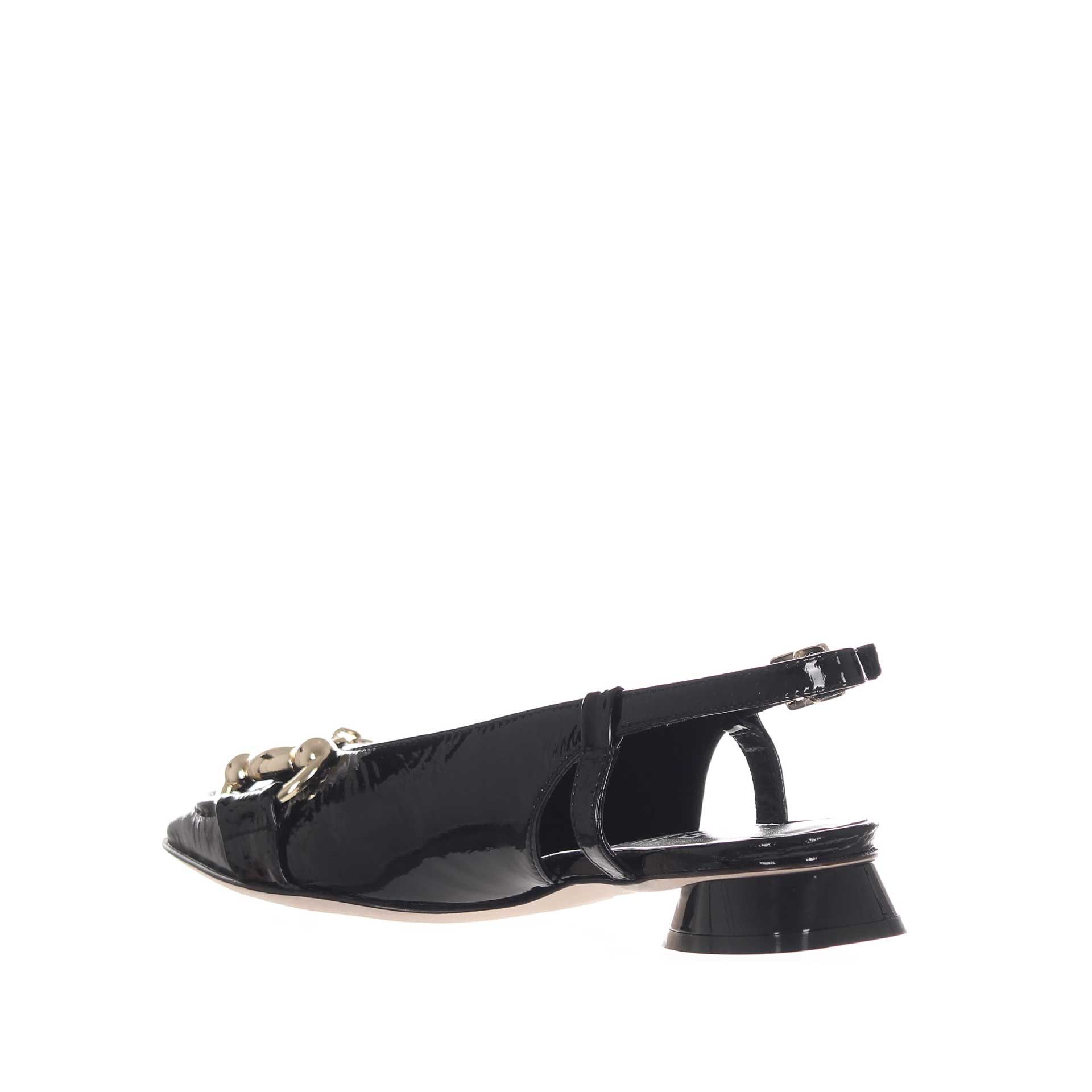 Bruglia milano ballerina slingback in vernice da donna