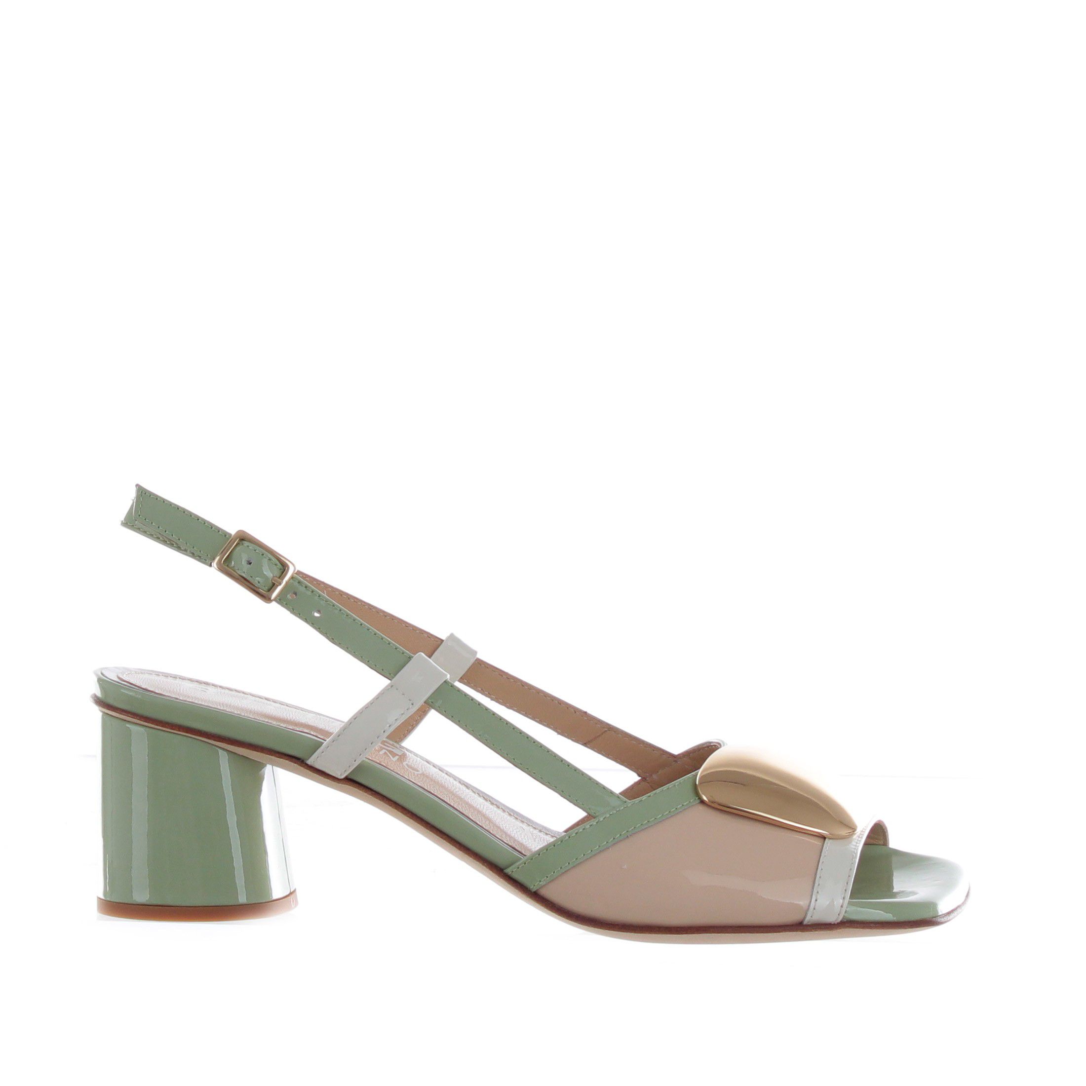 Bruglia milano slingback spuntata in vernice da donna