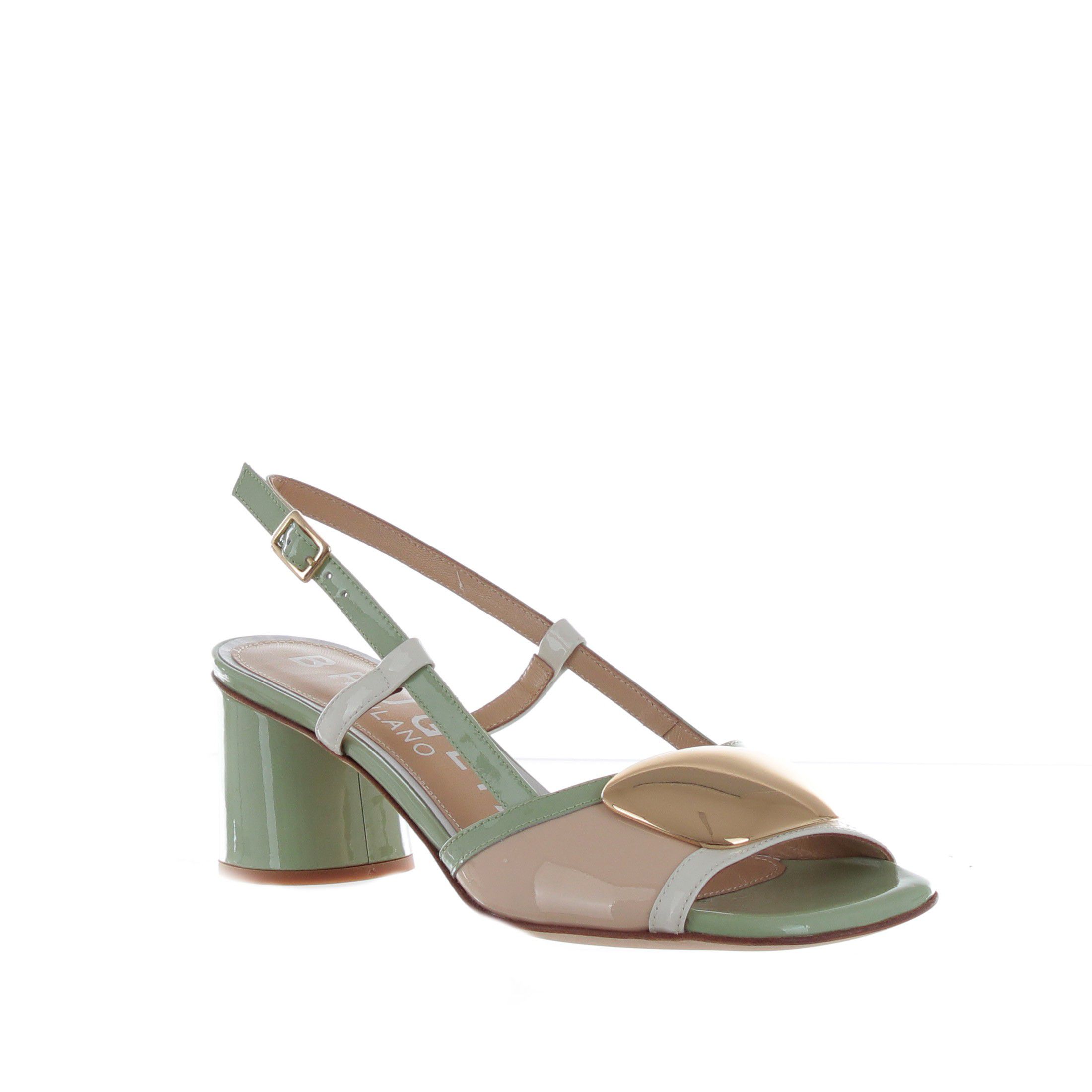 Bruglia milano slingback spuntata in vernice da donna